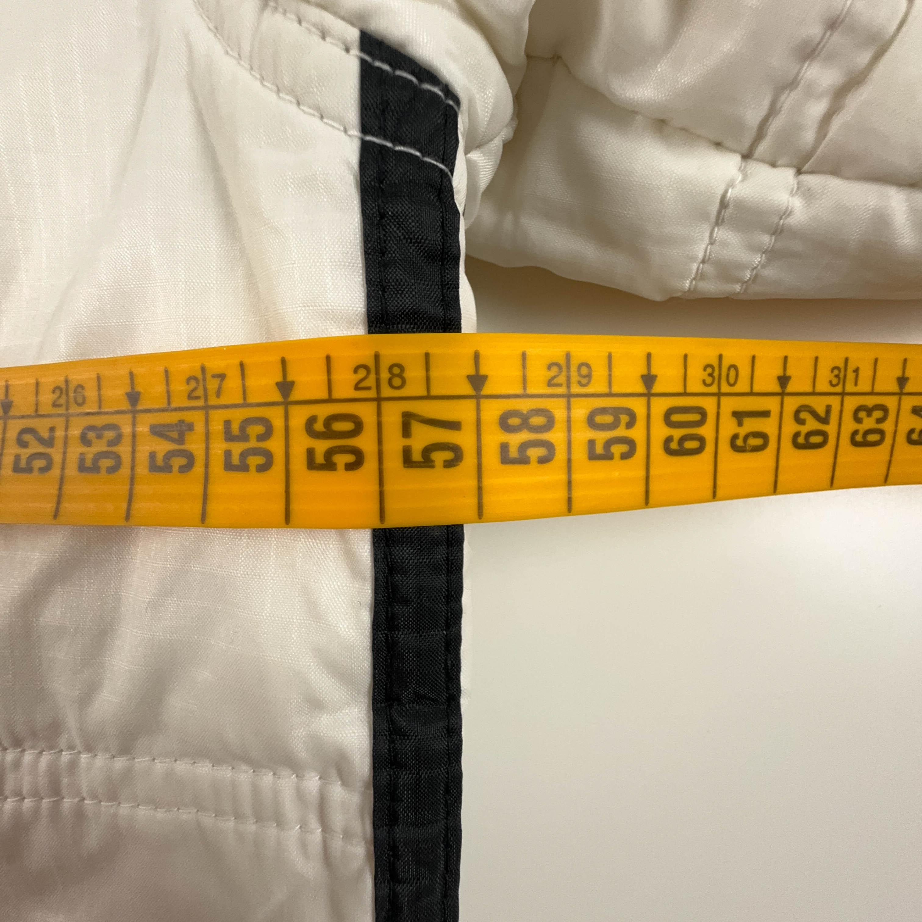 Giacca Adidas Vintage anni 90 beige con zip - Taglia L uomo