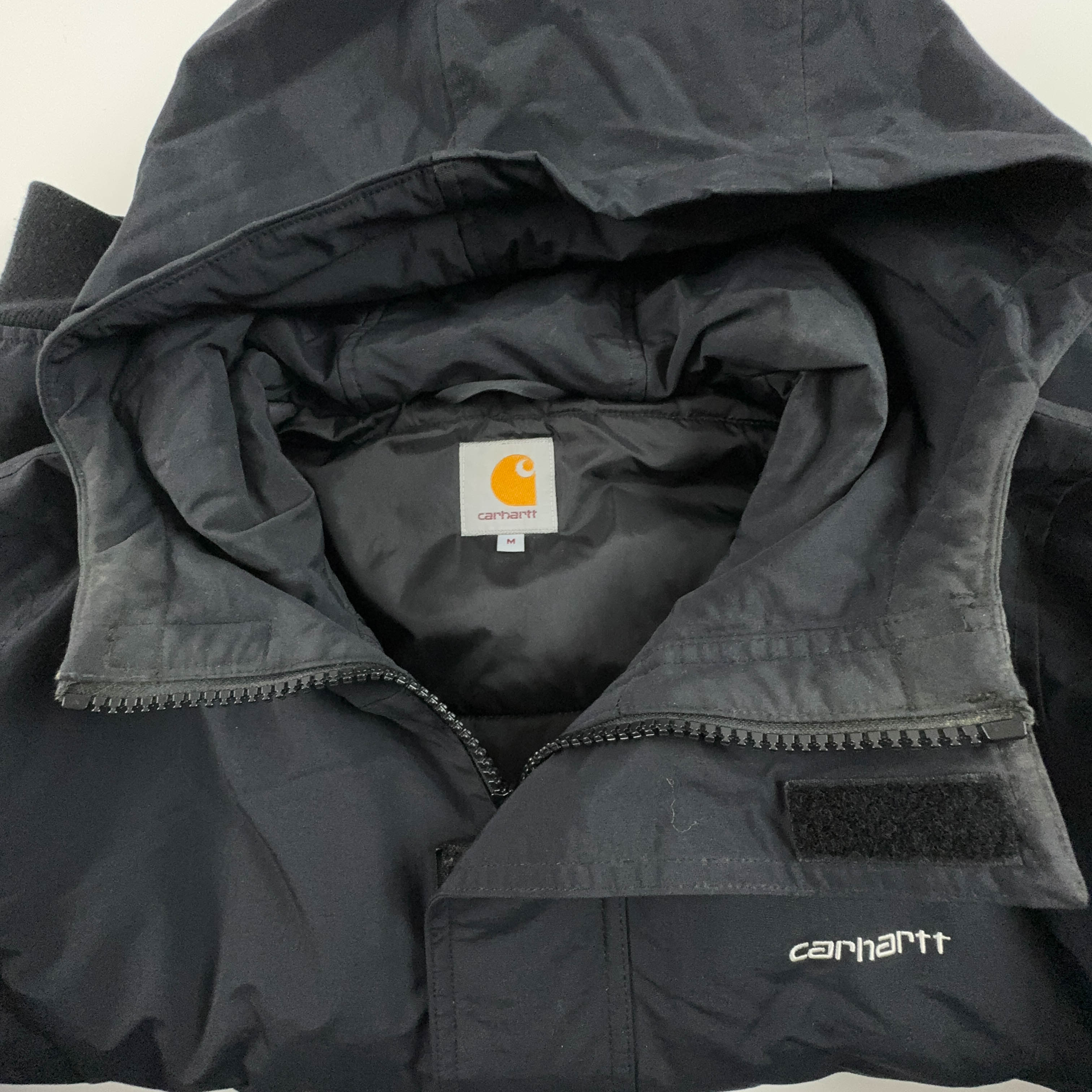 Giubbotto Carhartt Koidak Blouson nero con zip e cappuccio - Taglia L uomo