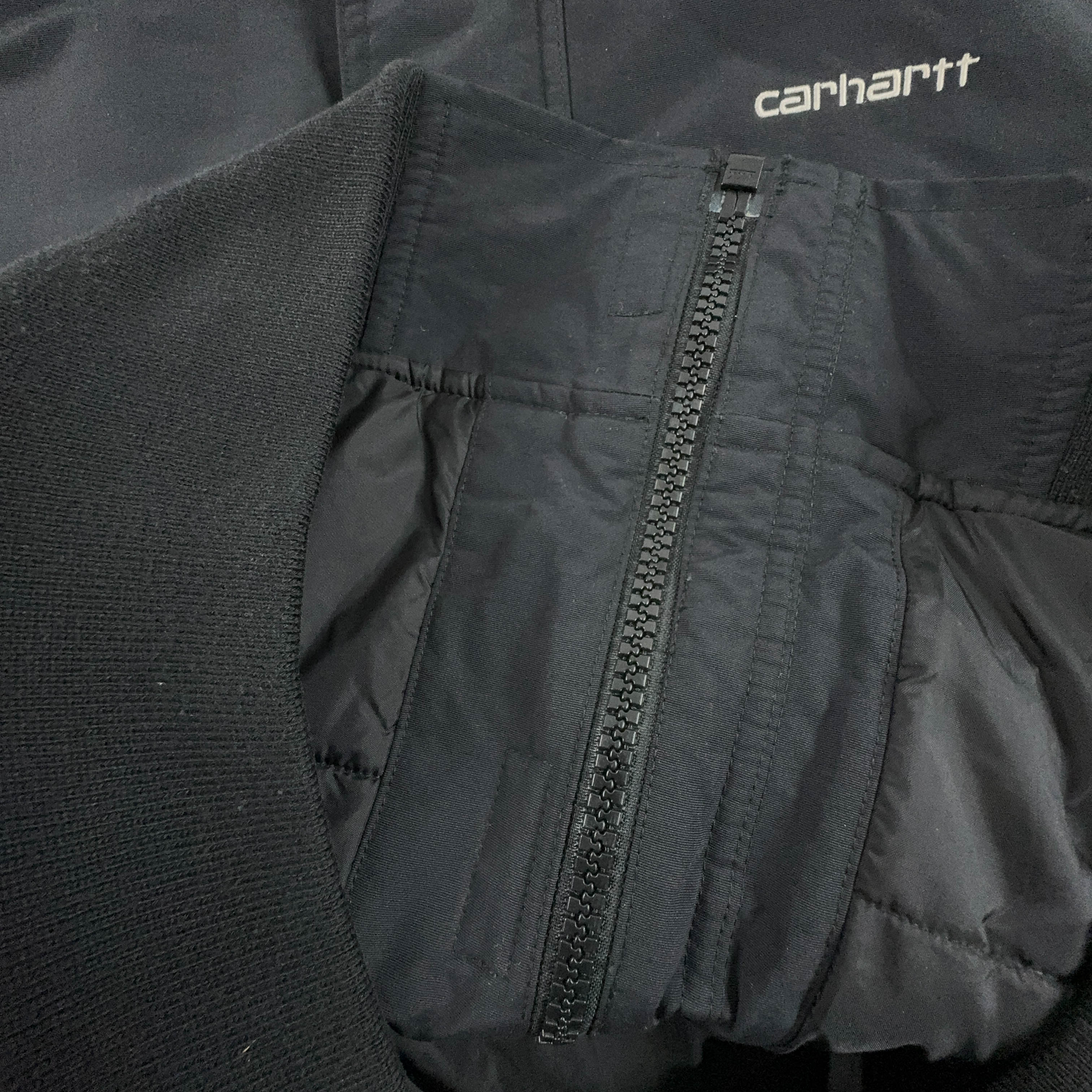 Giubbotto Carhartt Koidak Blouson nero con zip e cappuccio - Taglia L uomo