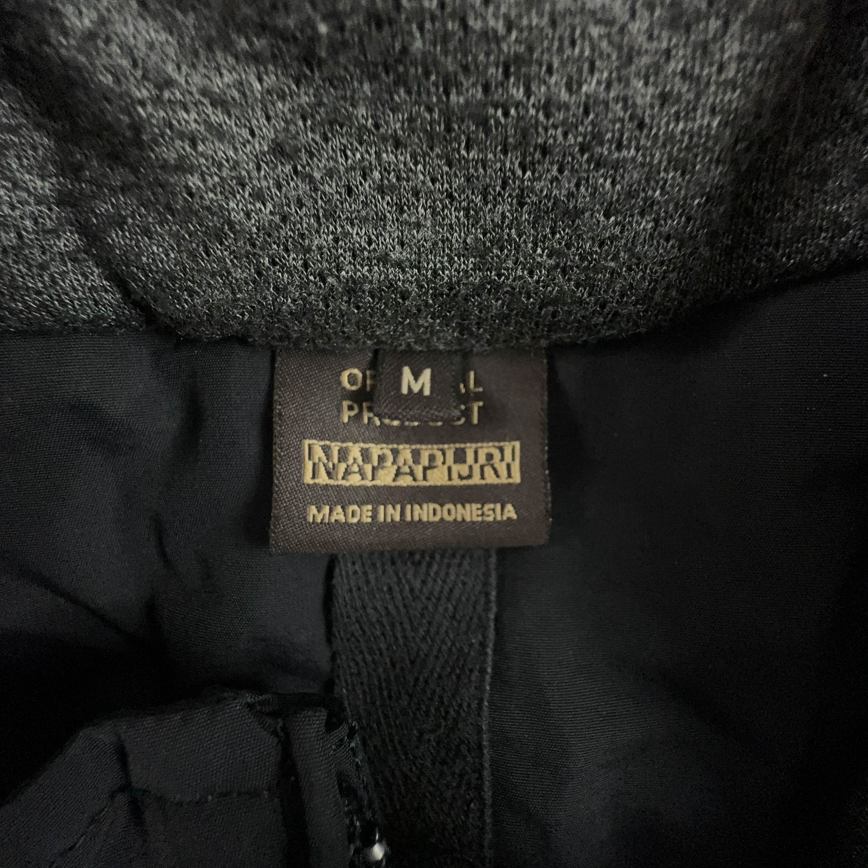 Giacca Napapijri nera con zip - Taglia M uomo