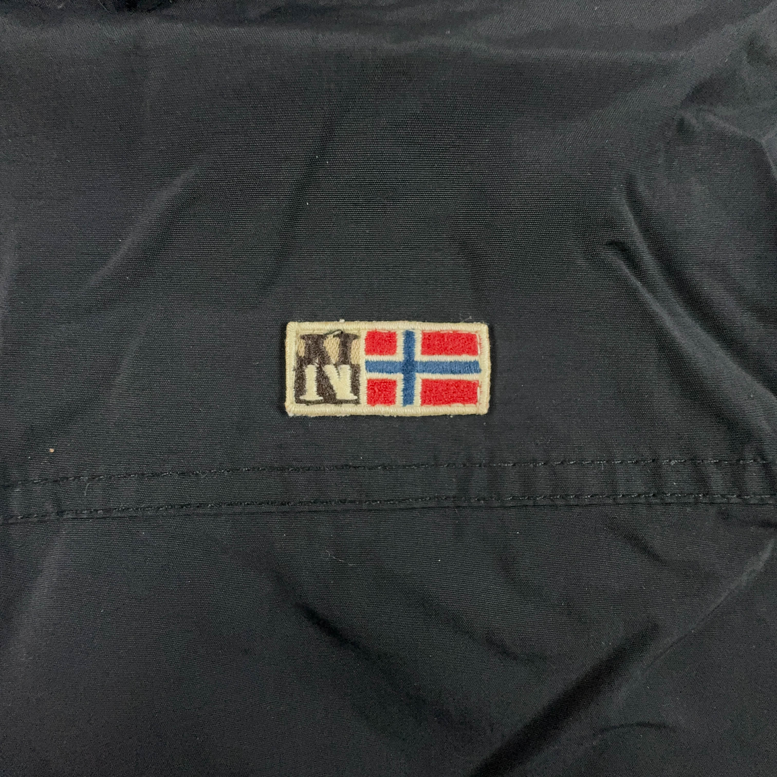 Giacca Napapijri nera con zip - Taglia M uomo