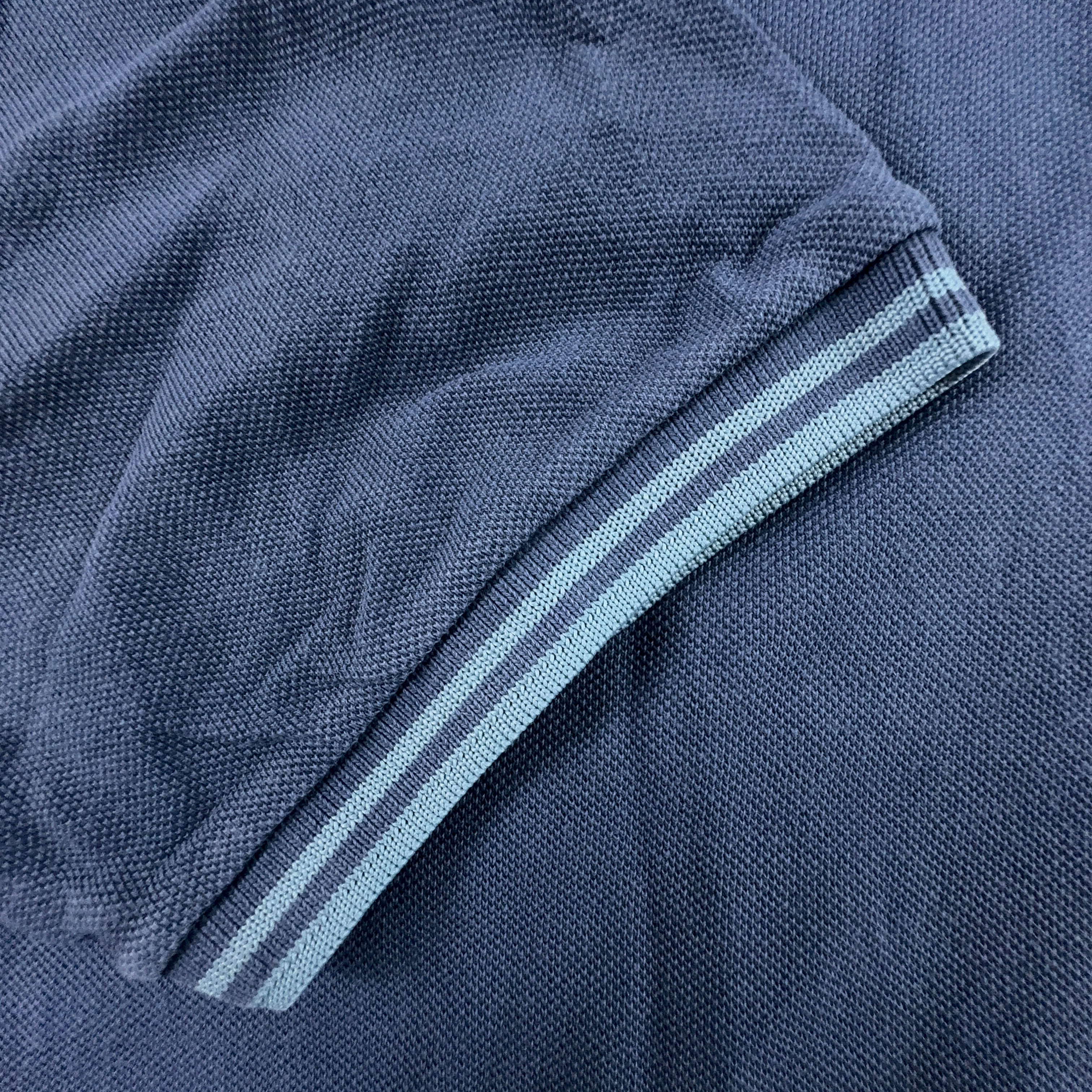 Fred Perry Blue Cotton T-Shirt - Size 40