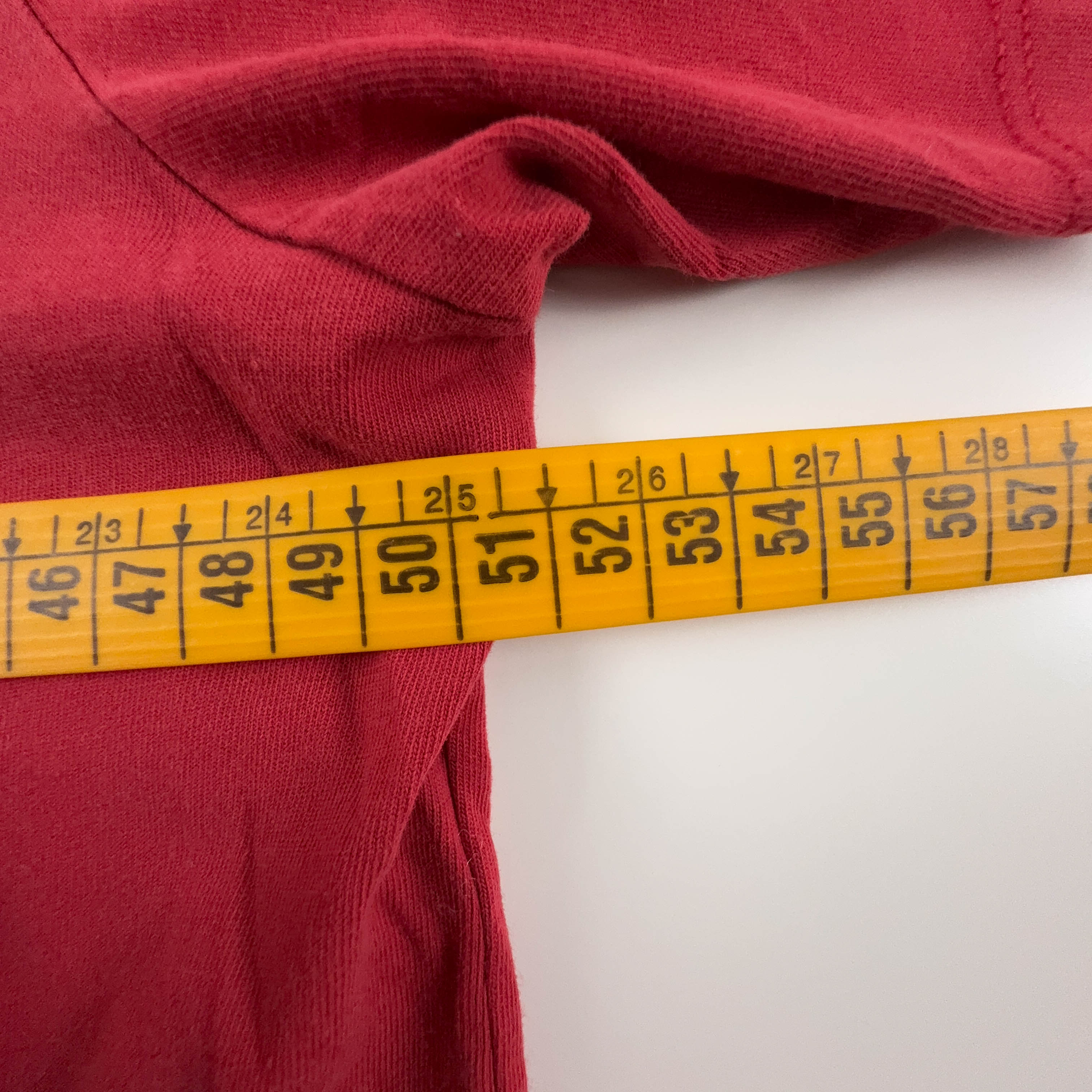 Red Nike Cotton T-Shirt with Print - Men's Size M