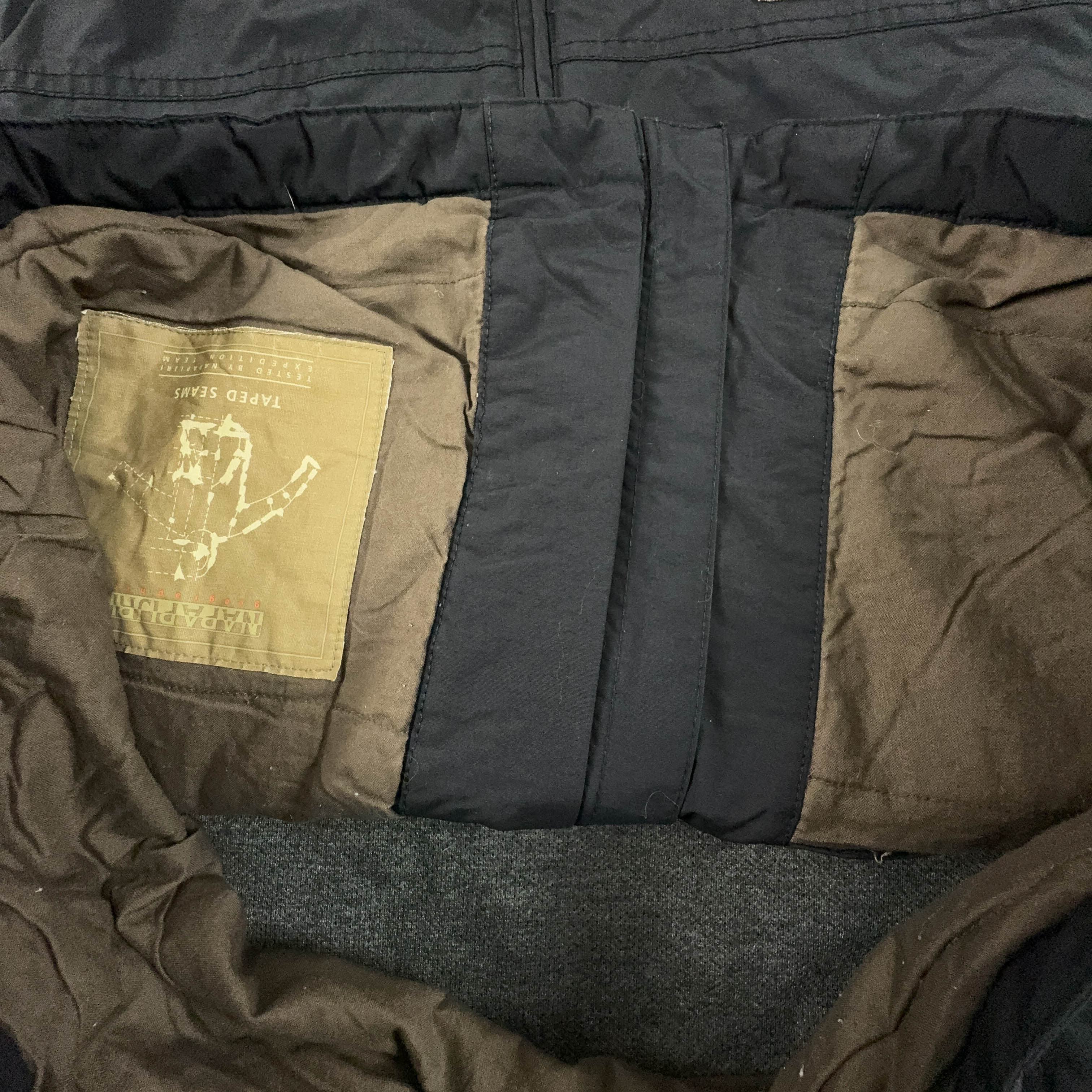 Giacca Napapijri nera con zip - Taglia M uomo