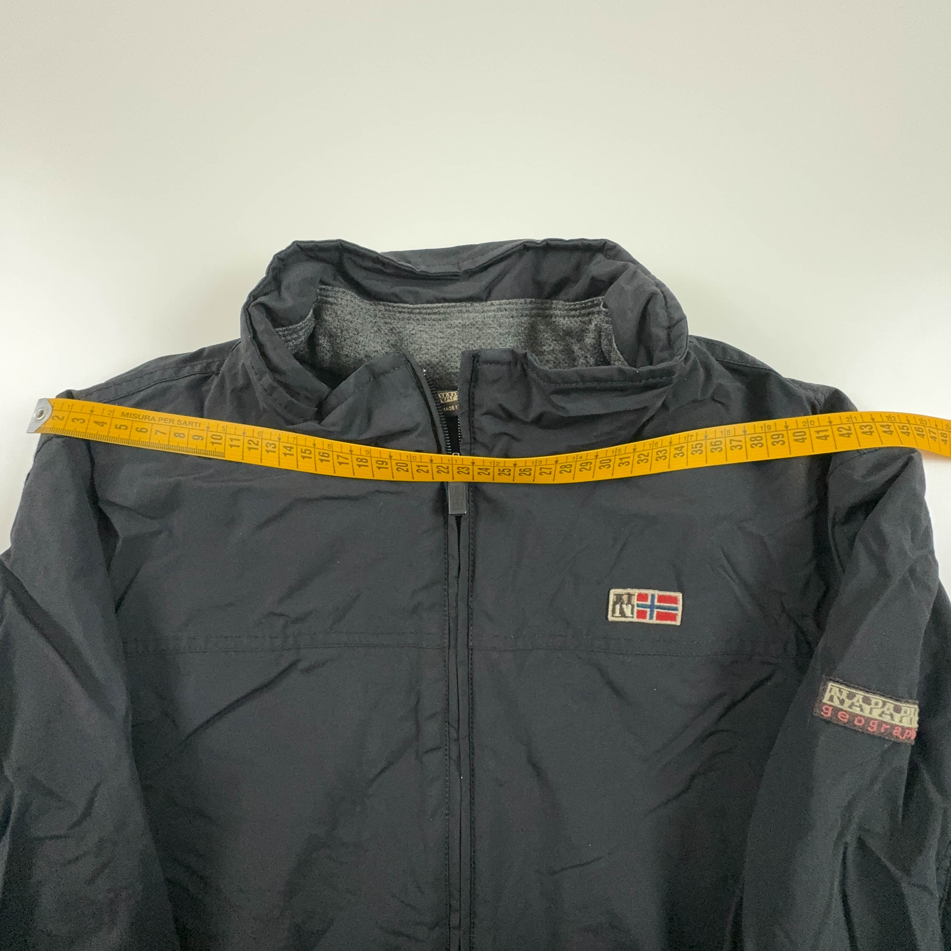 Giacca Napapijri nera con zip - Taglia M uomo