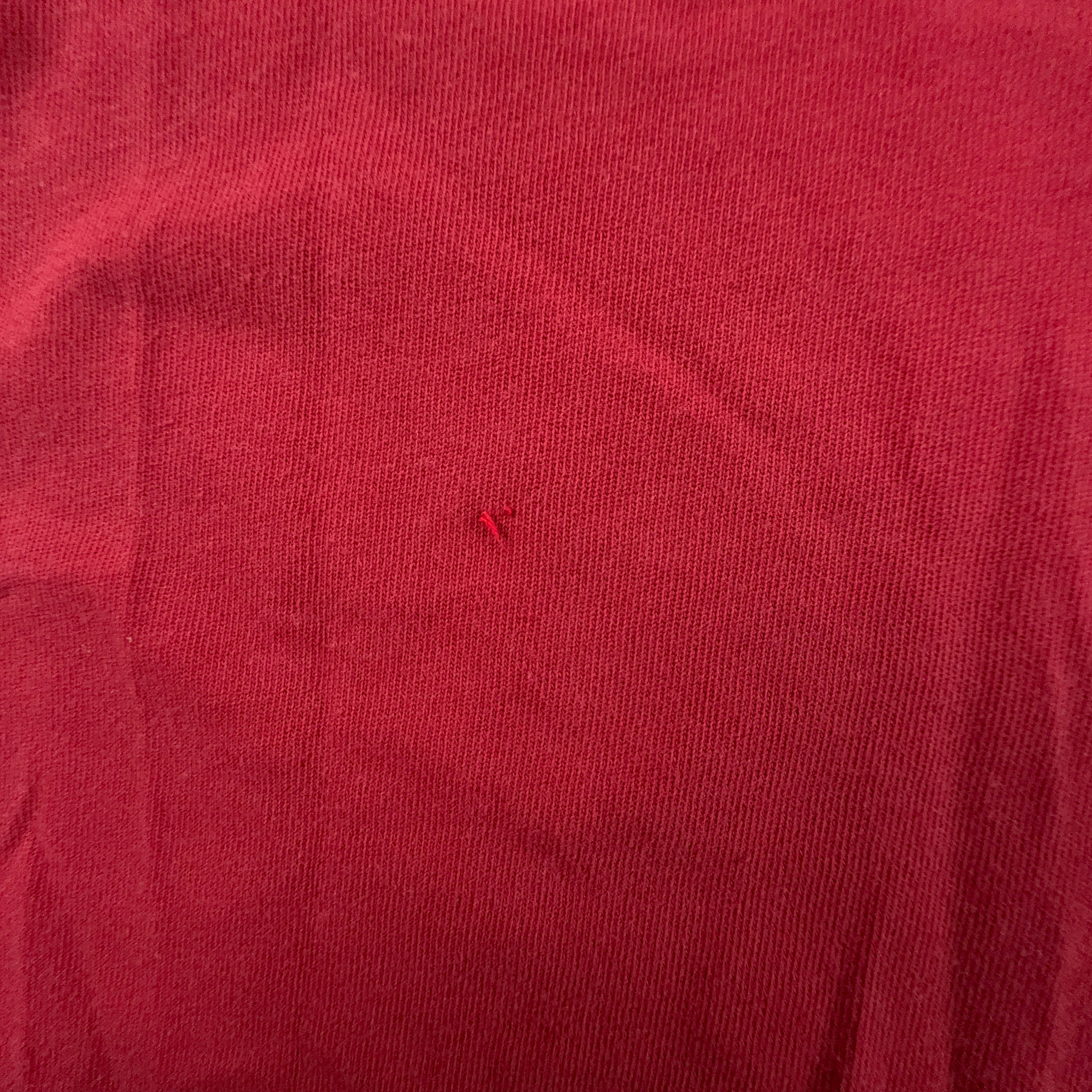 Red Nike Cotton T-Shirt with Print - Men's Size M