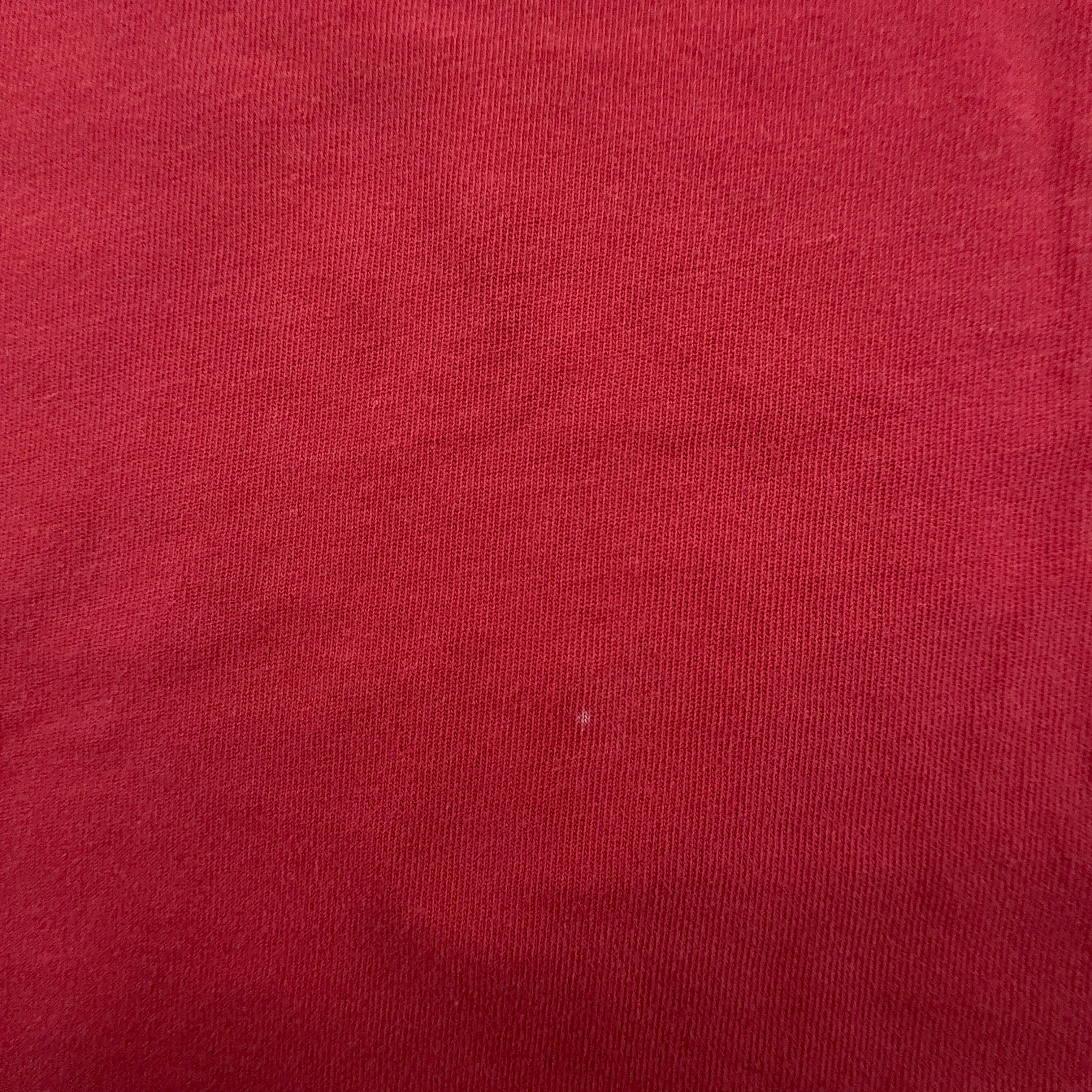 Red Nike Cotton T-Shirt with Print - Men's Size M