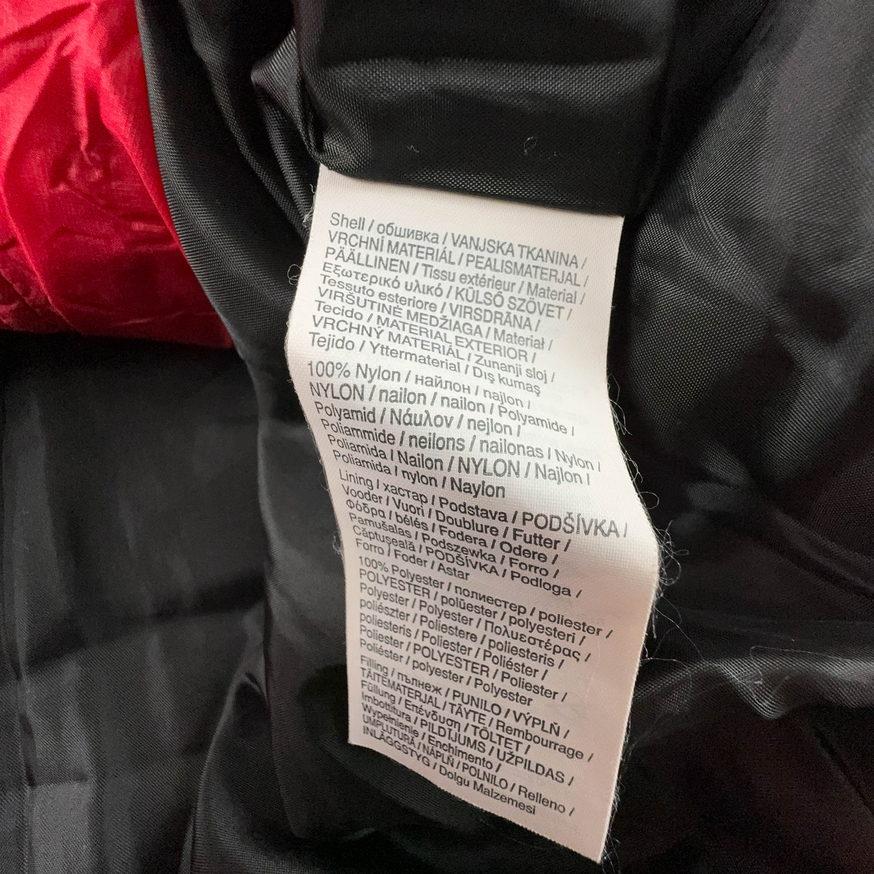 Piumino leggero Ferrari rosso con zip - Taglia XL uomo