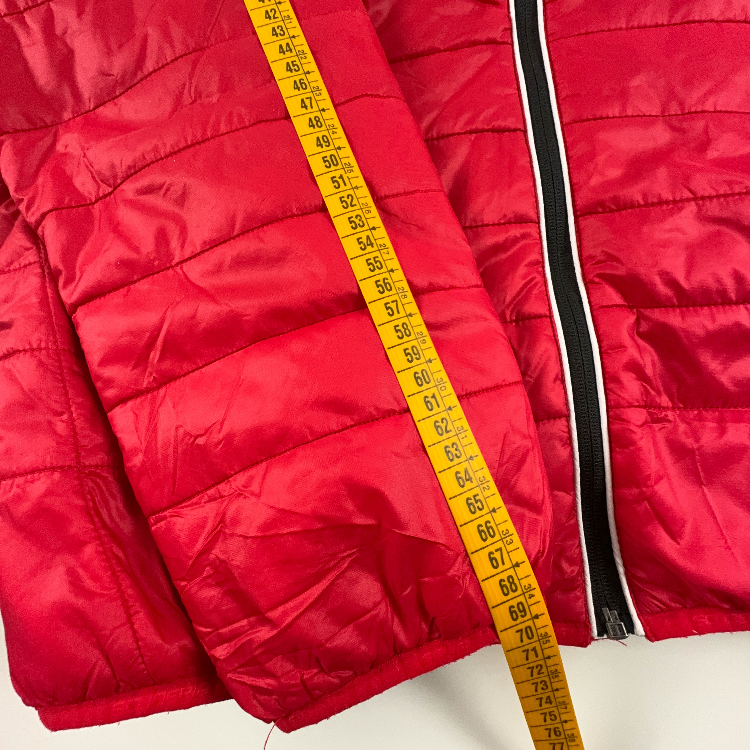 Piumino leggero Ferrari rosso con zip - Taglia XL uomo