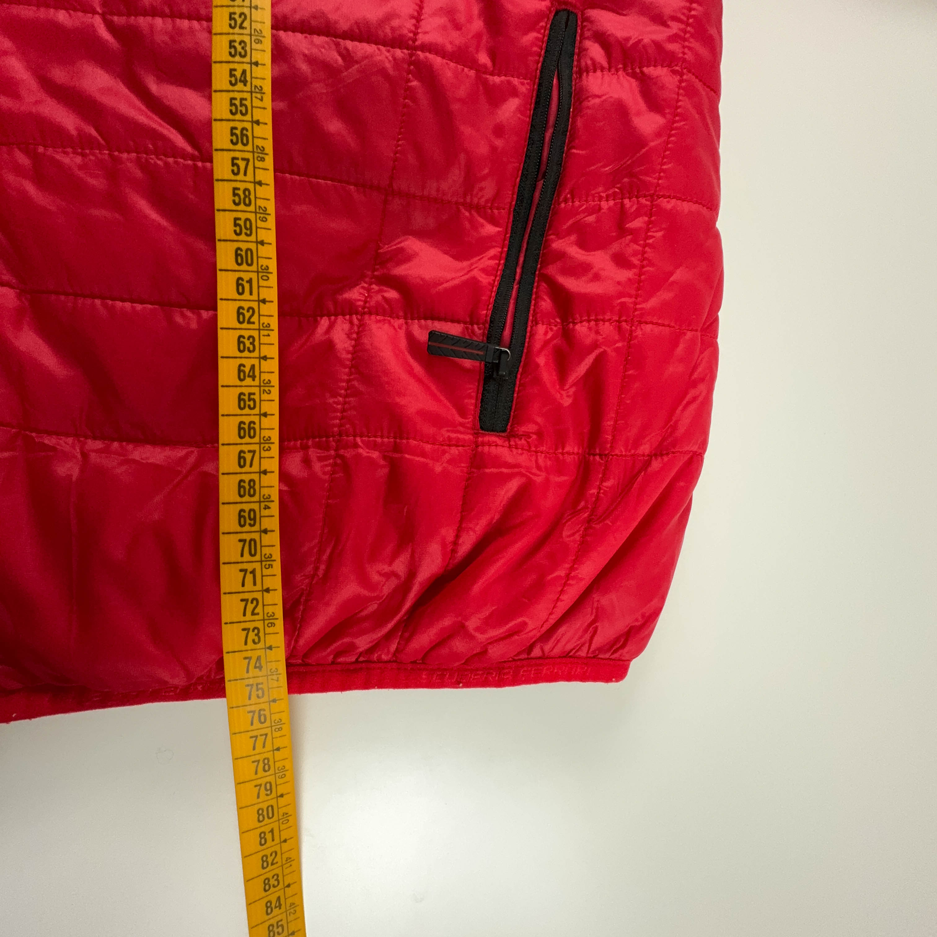 Piumino leggero Ferrari rosso con zip - Taglia XL uomo
