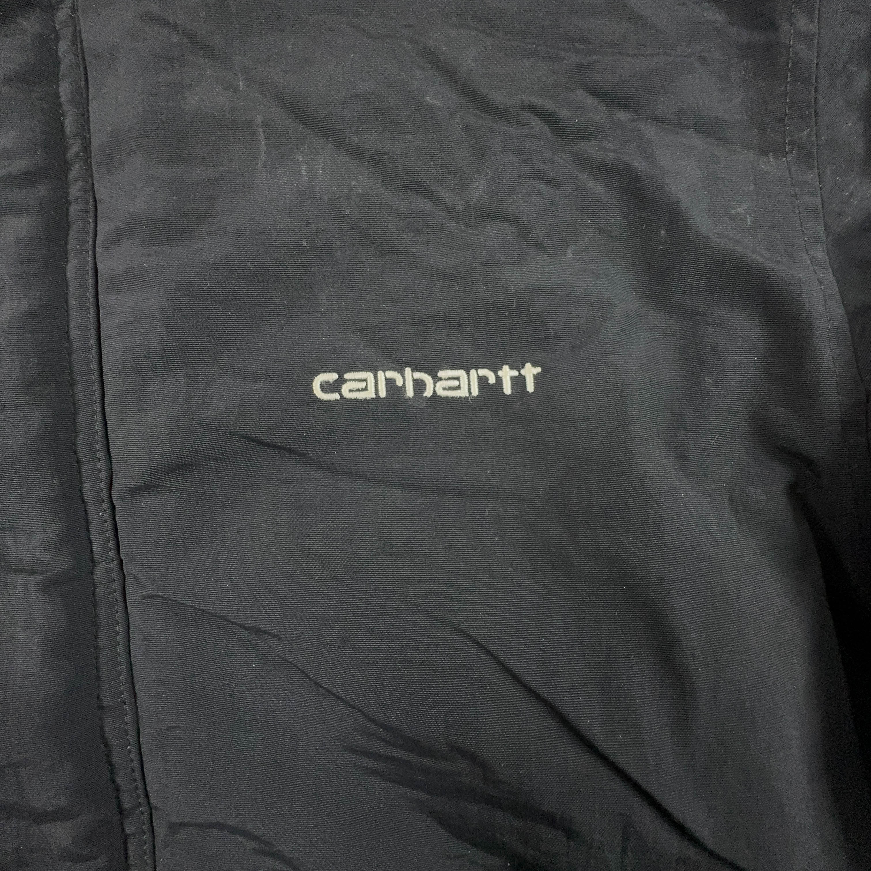 Carhartt Vintage 2000s Black Zip Up Hooded Jacket - Men's Size L