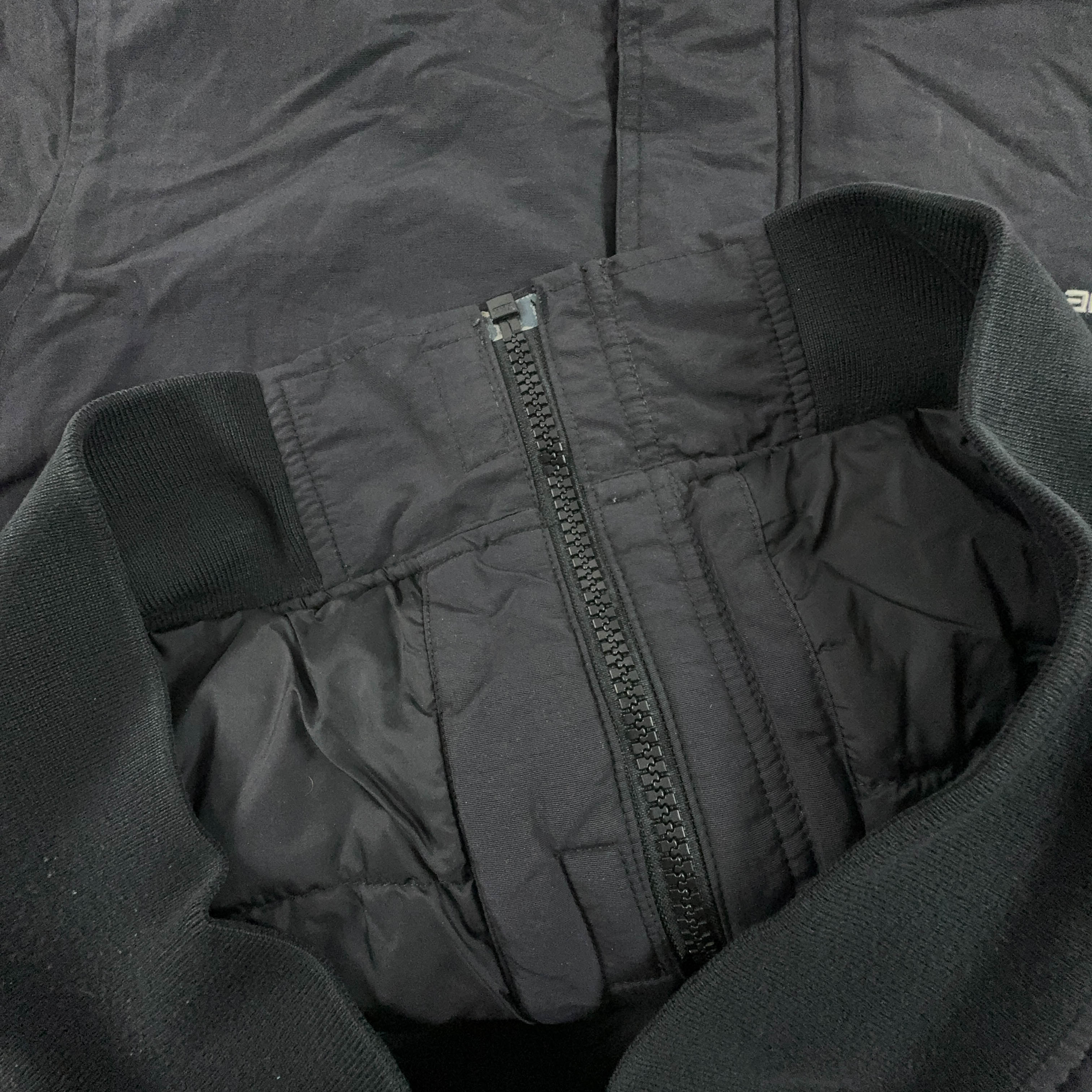 Carhartt Vintage 2000s Black Zip Up Hooded Jacket - Men's Size L