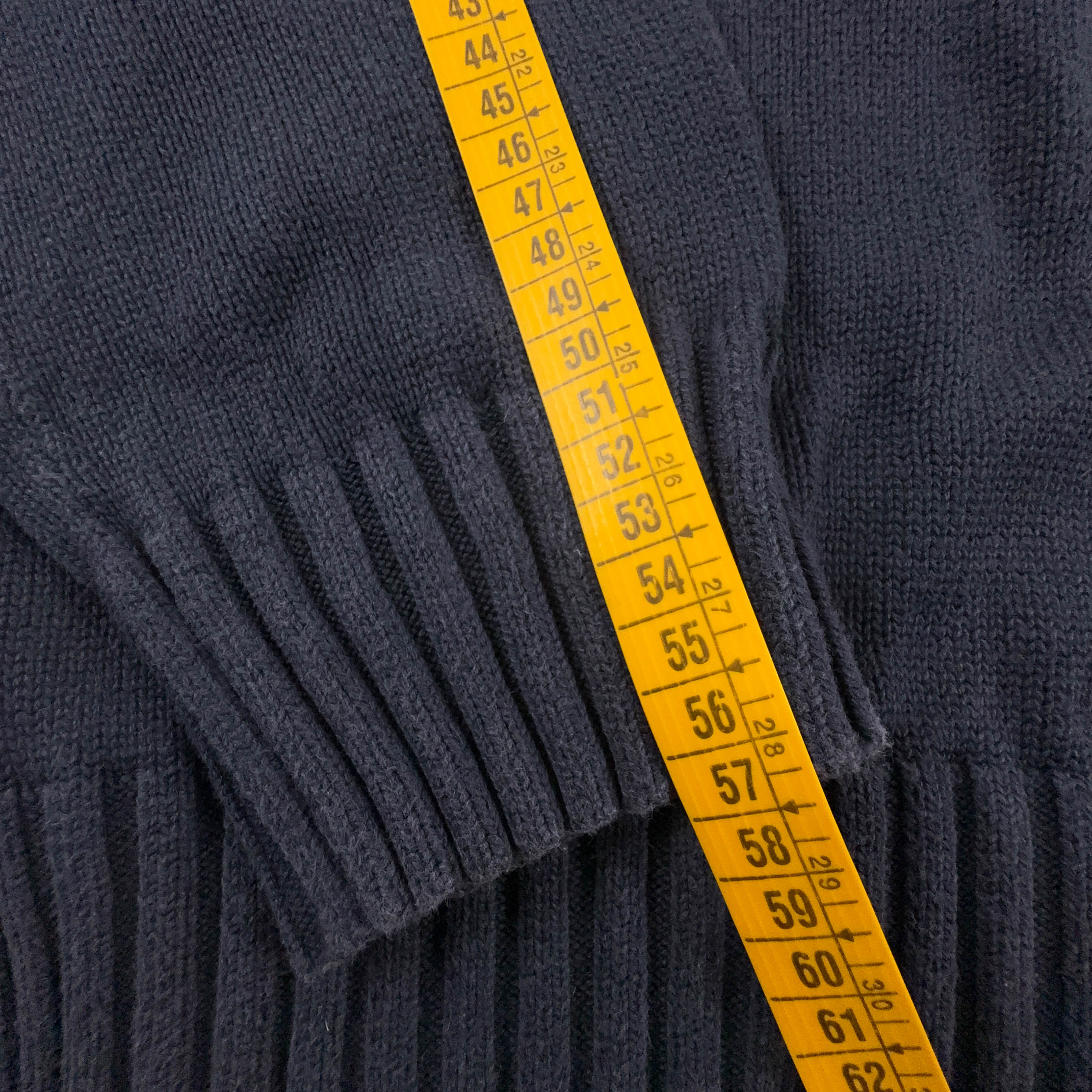 Maglione Tommy Hilfiger blu a girocollo con bandiera 100% cotone - Taglia L uomo