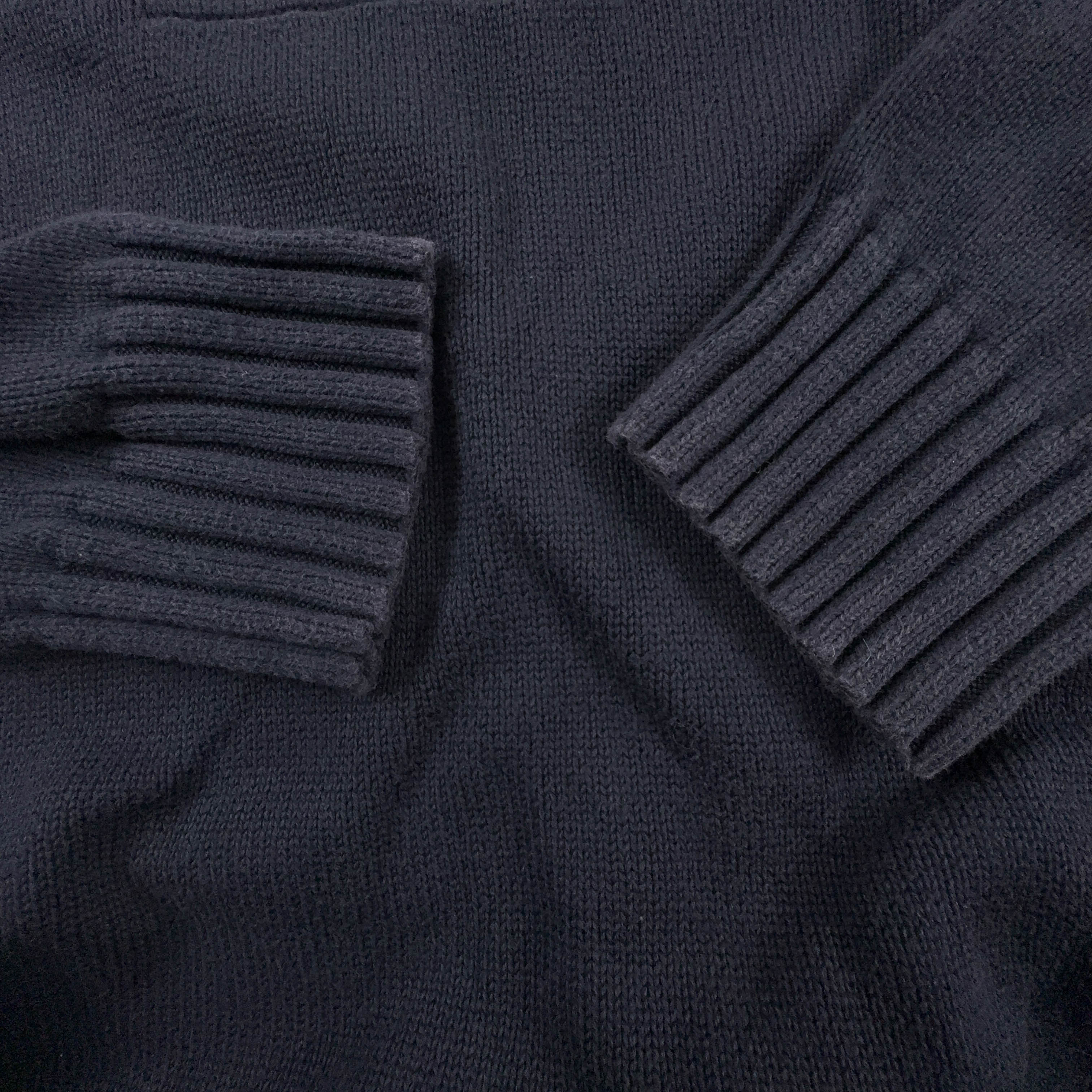 Maglione Tommy Hilfiger blu a girocollo con bandiera 100% cotone - Taglia L uomo