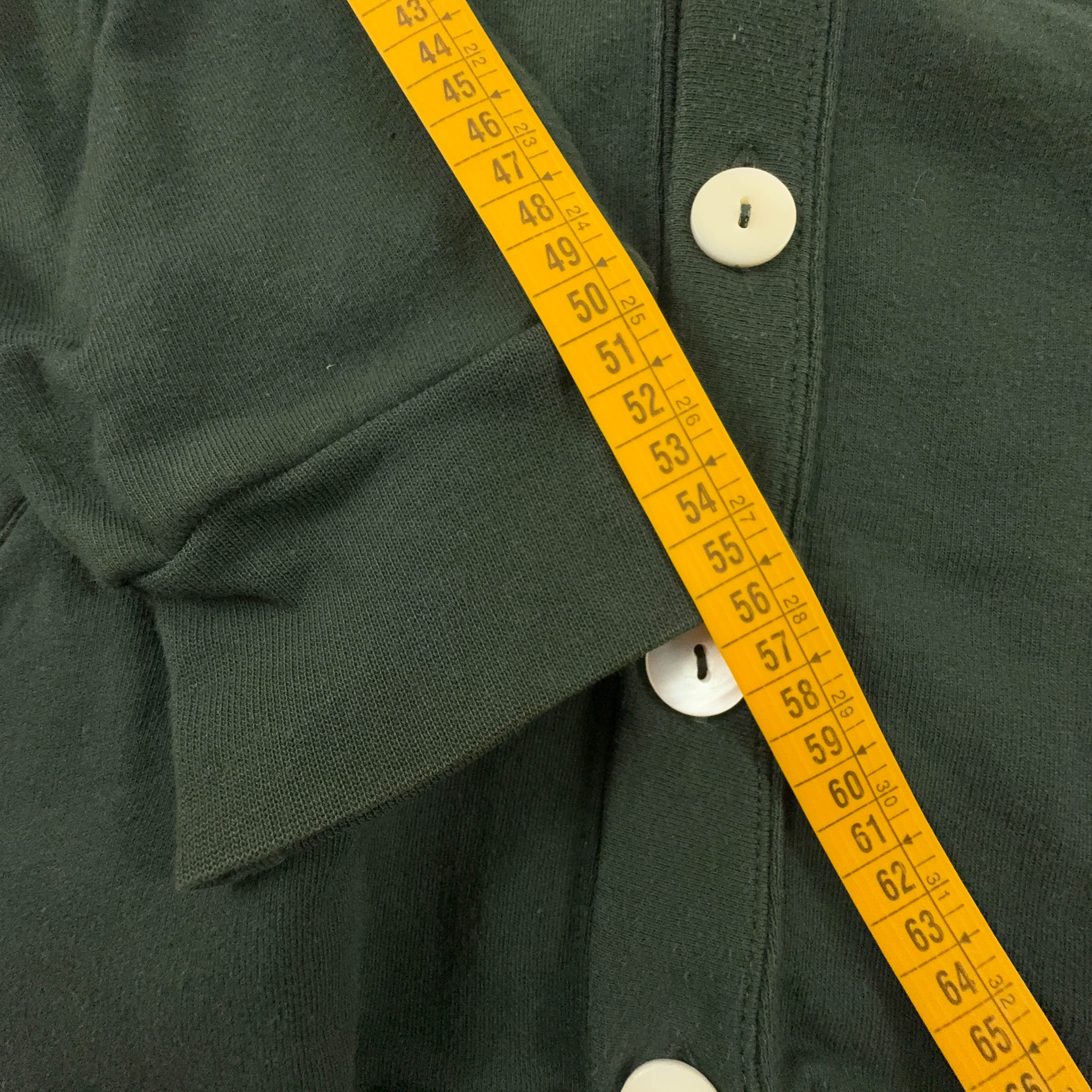 Cardigan Hugo Boss Vintage verde 100% cotone anni 80 90 - Taglia L uomo