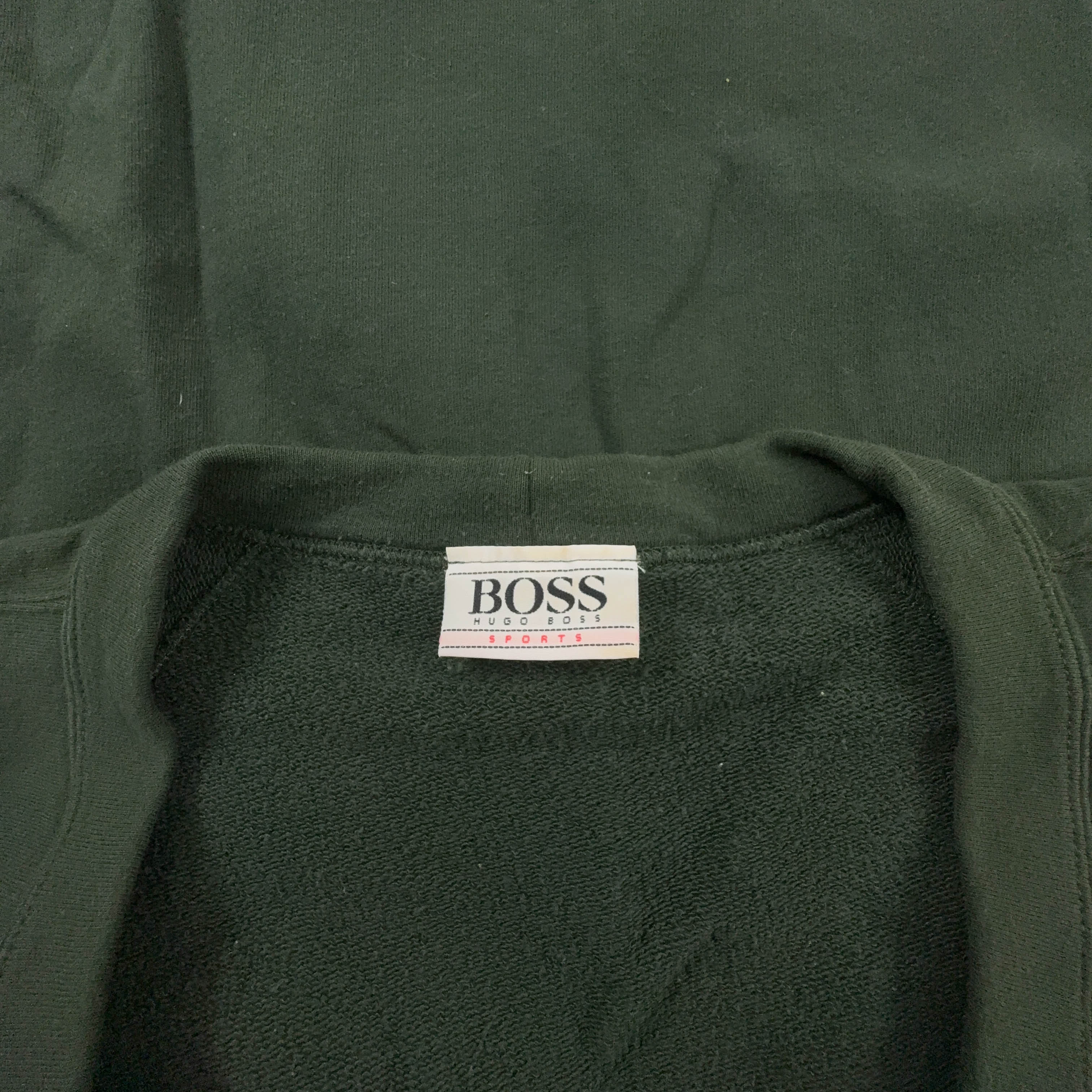Cardigan Hugo Boss Vintage verde 100% cotone anni 80 90 - Taglia L uomo