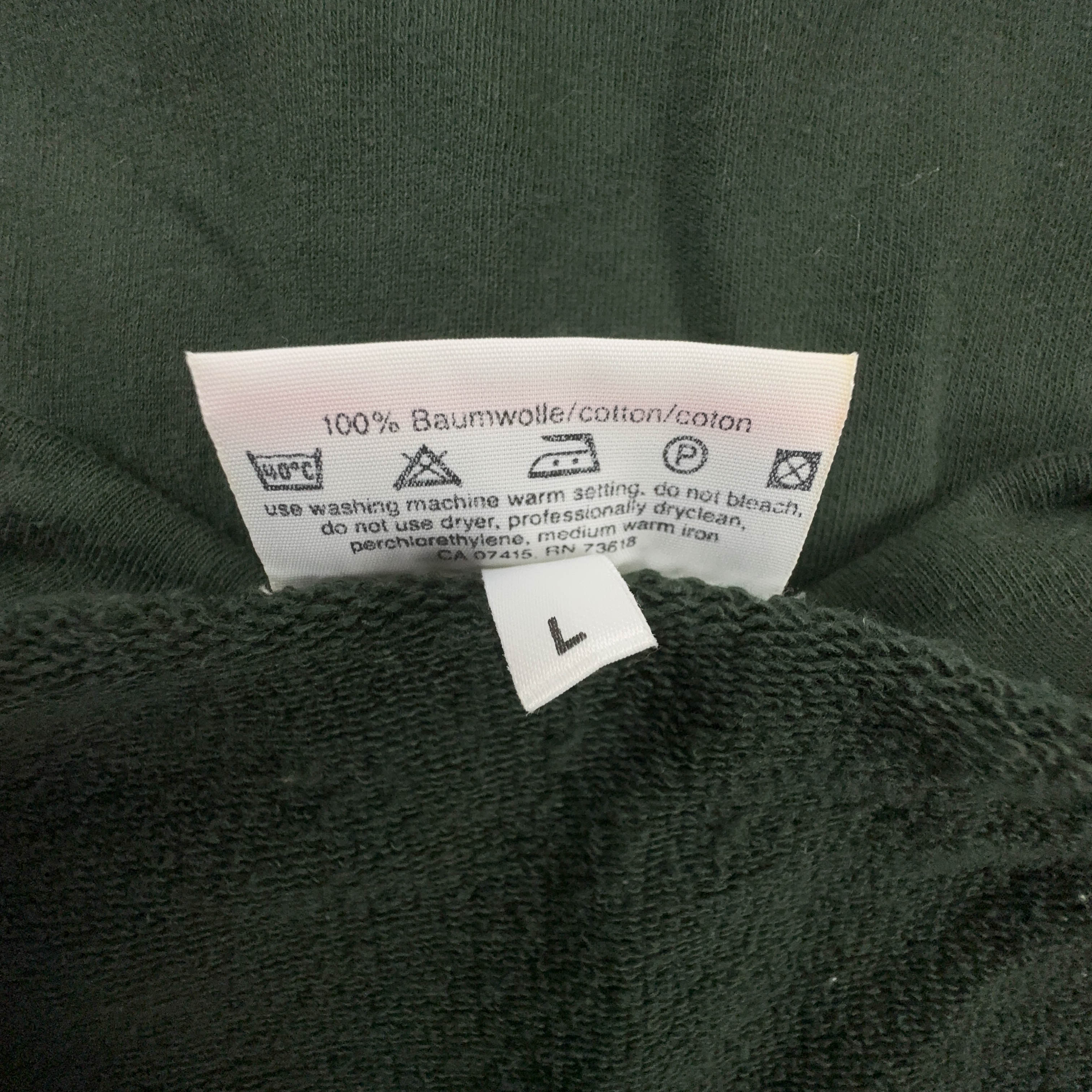Cardigan Hugo Boss Vintage verde 100% cotone anni 80 90 - Taglia L uomo