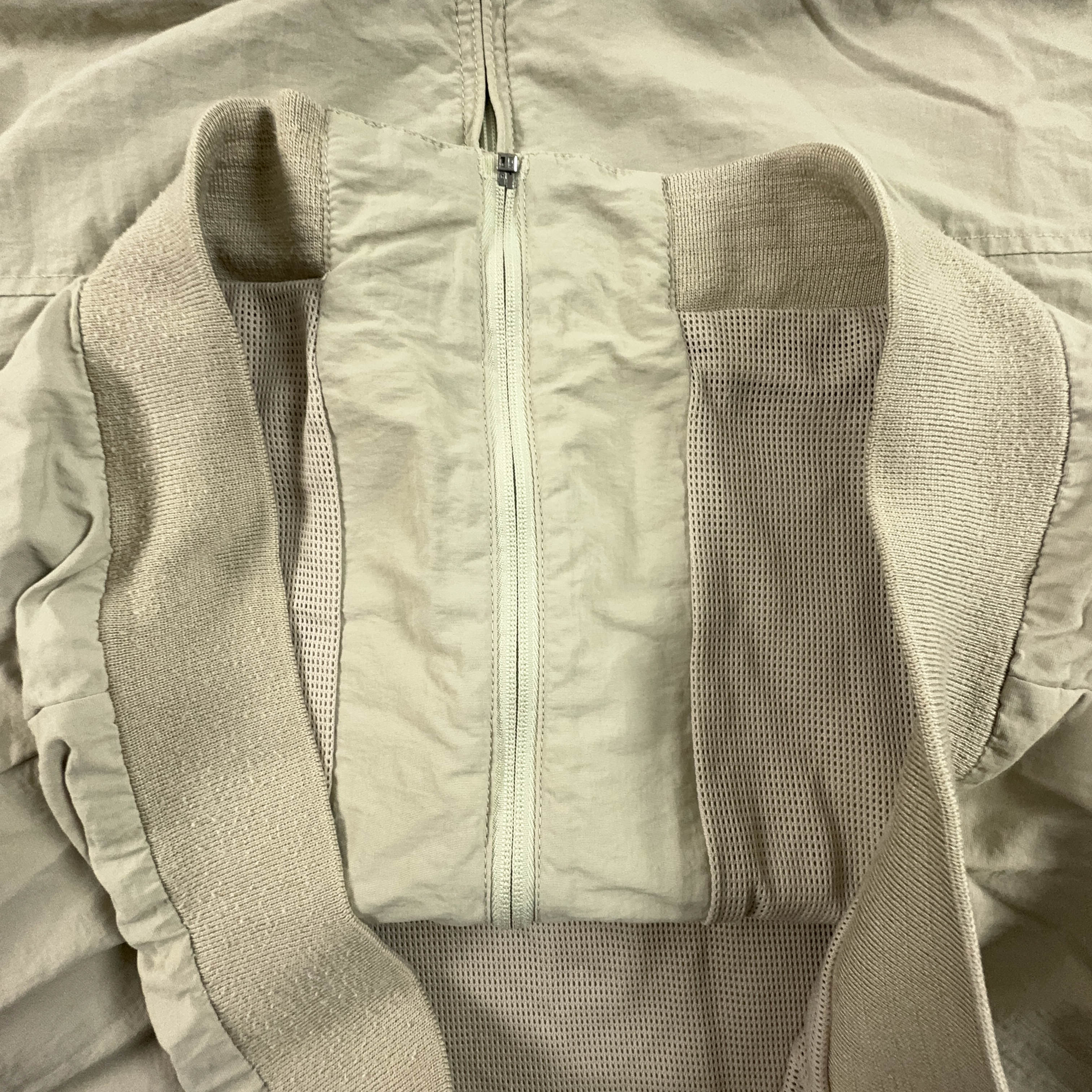 Giacca Harrington Tommy Hilfiger beige con zip - Taglia L/XL uomo