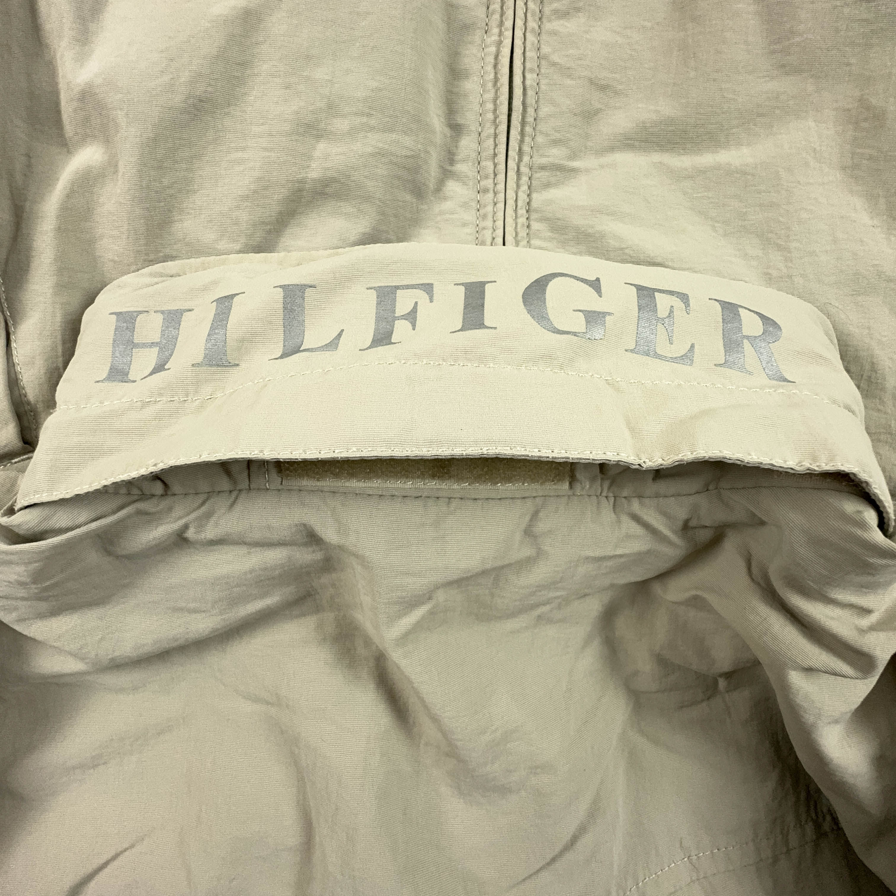Giacca Harrington Tommy Hilfiger beige con zip - Taglia L/XL uomo