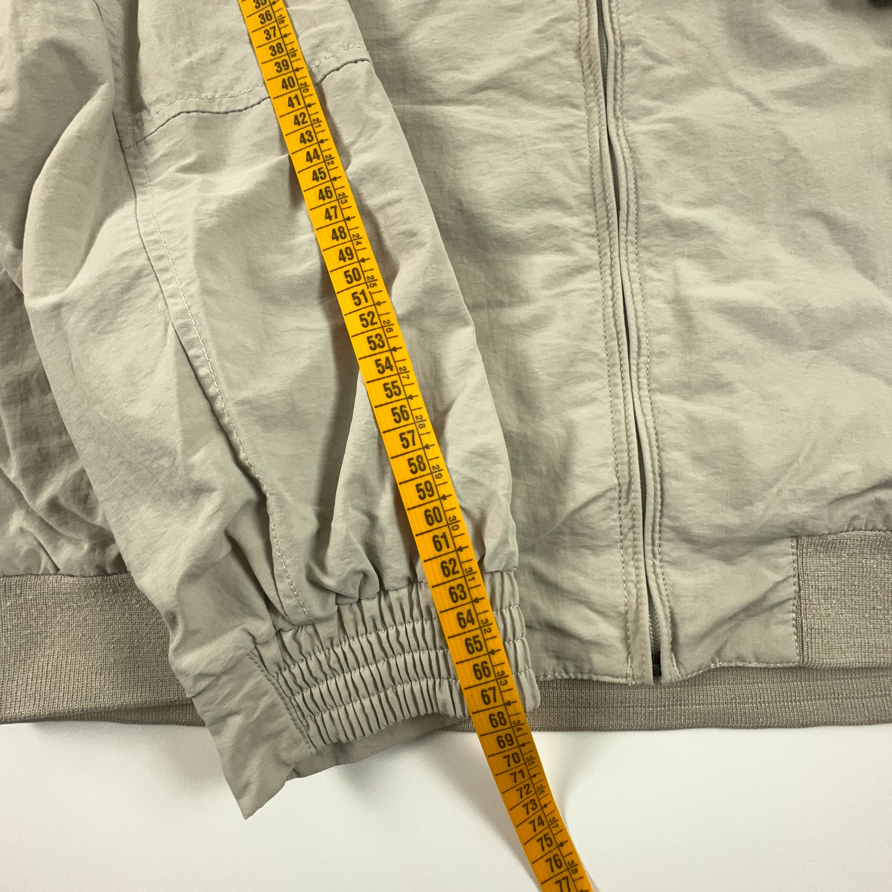 Giacca Harrington Tommy Hilfiger beige con zip - Taglia L/XL uomo