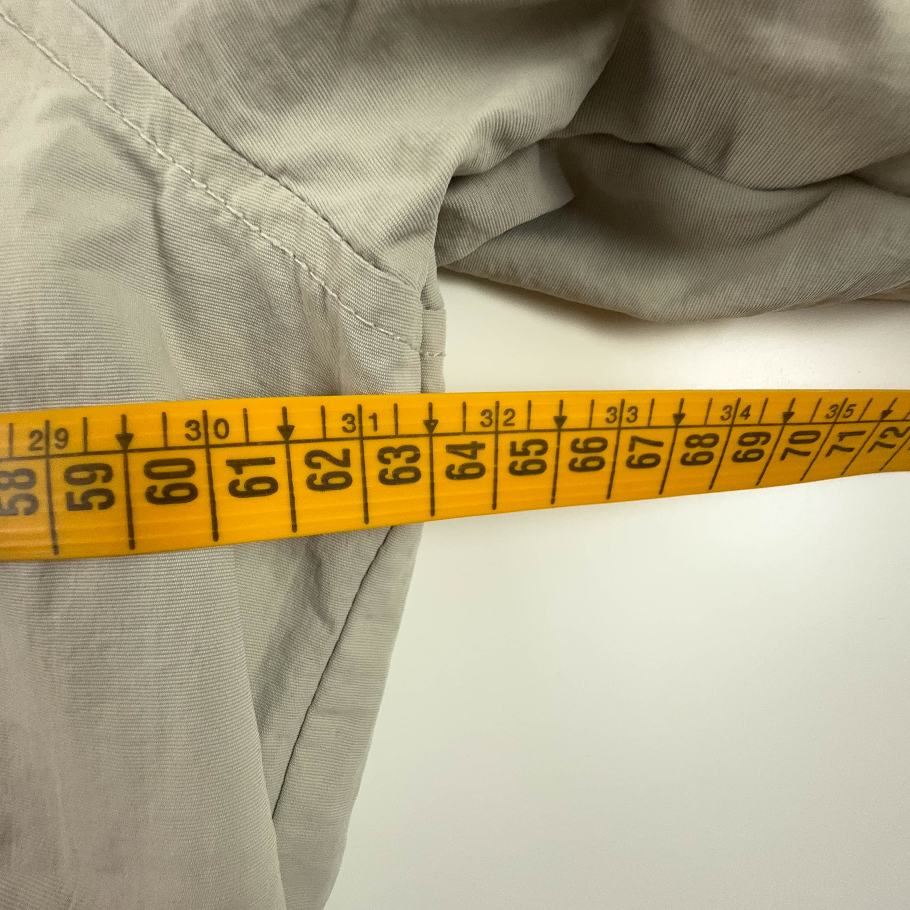 Giacca Harrington Tommy Hilfiger beige con zip - Taglia L/XL uomo