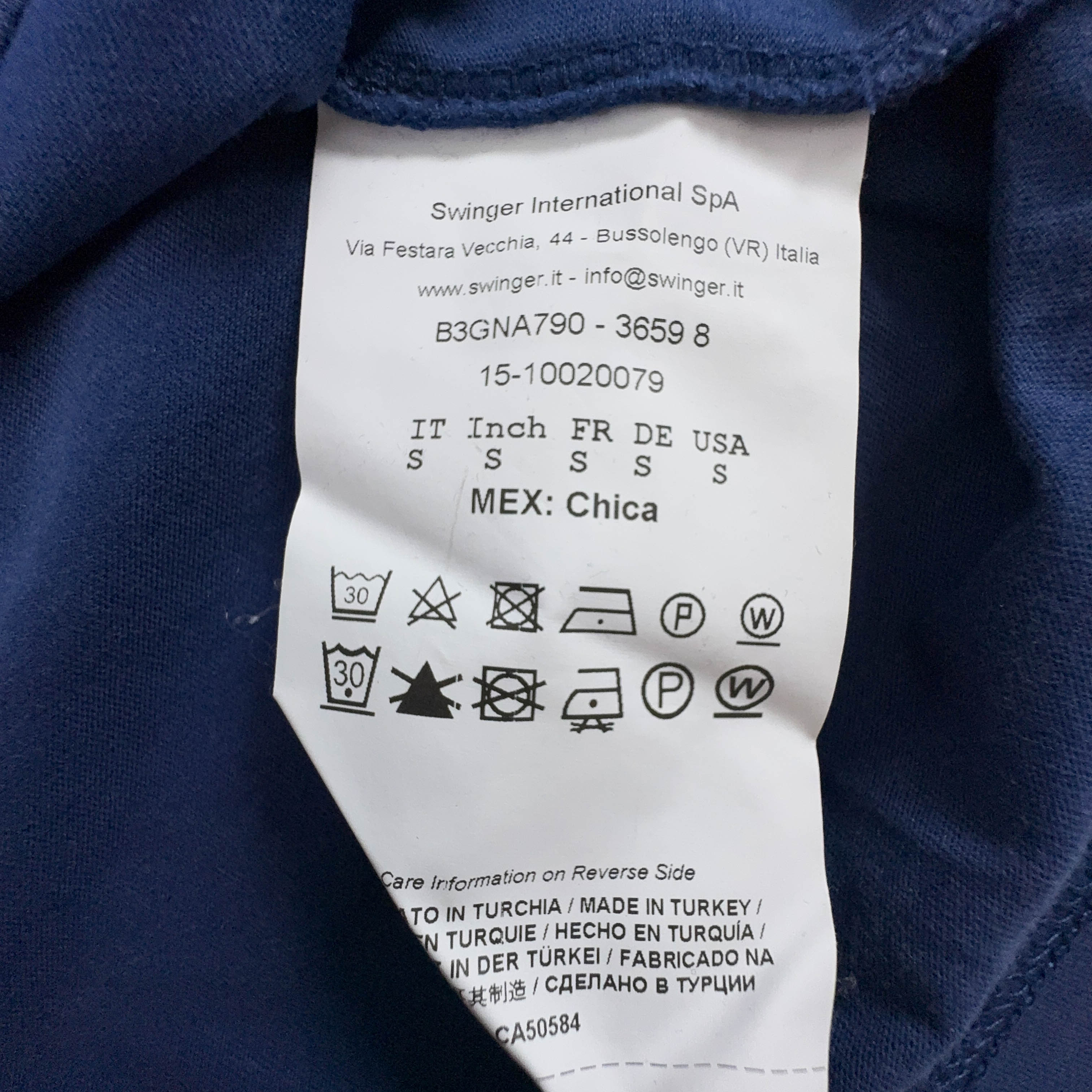 Versace Blue Cotton T-Shirt with Print - Men's Size S