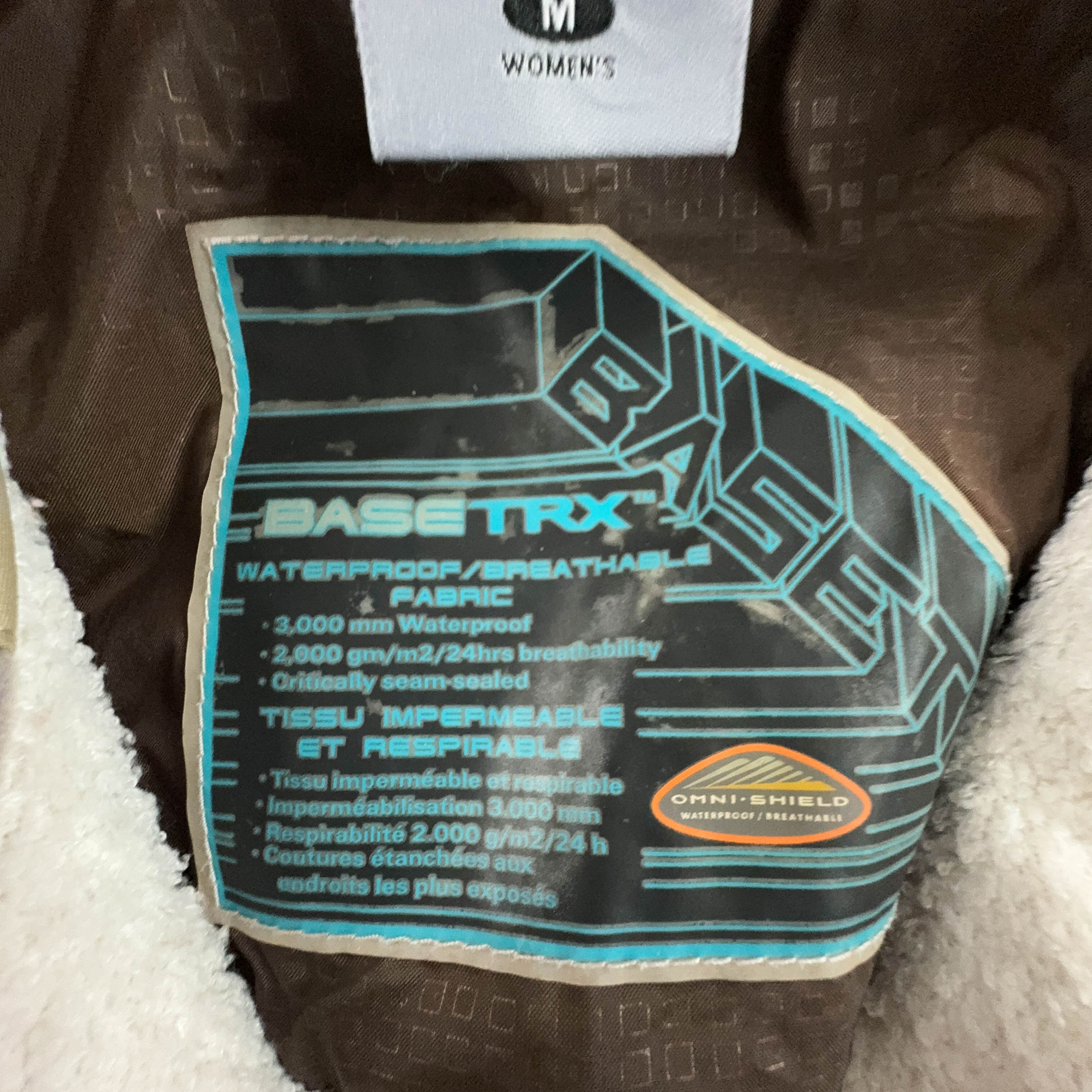 Giacca da Sci/Snowboard Columbia Vintage rossa e bianca Waterproof - Taglia M donna