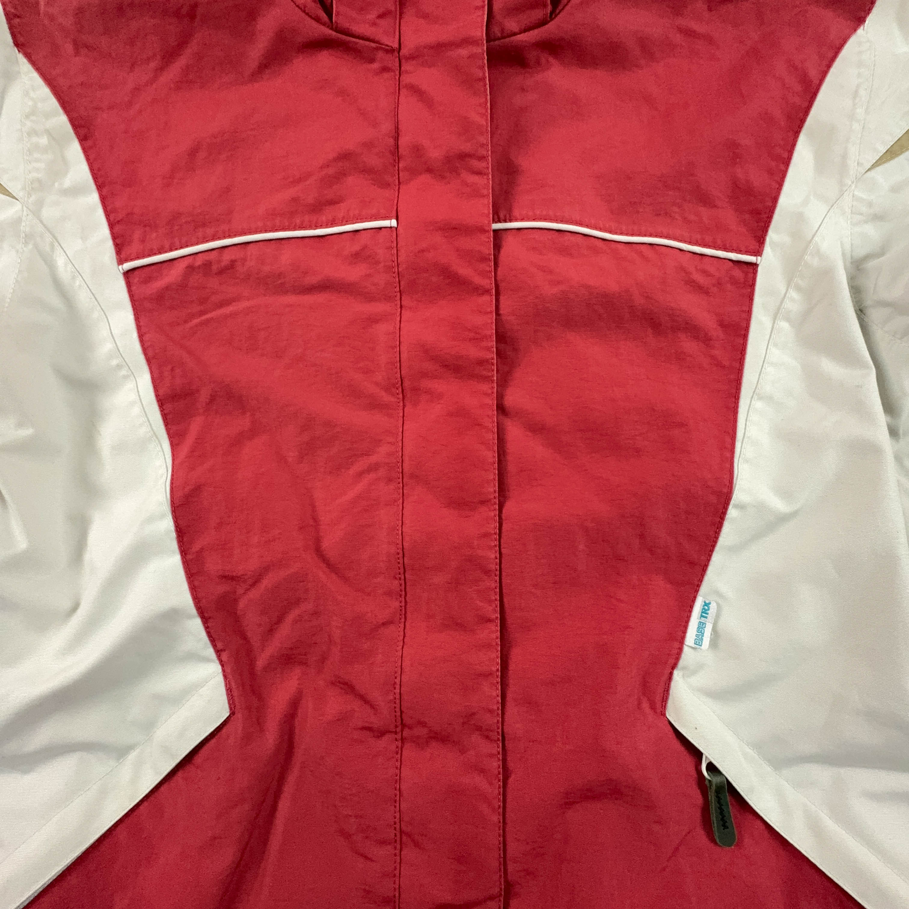 Giacca da Sci/Snowboard Columbia Vintage rossa e bianca Waterproof - Taglia M donna