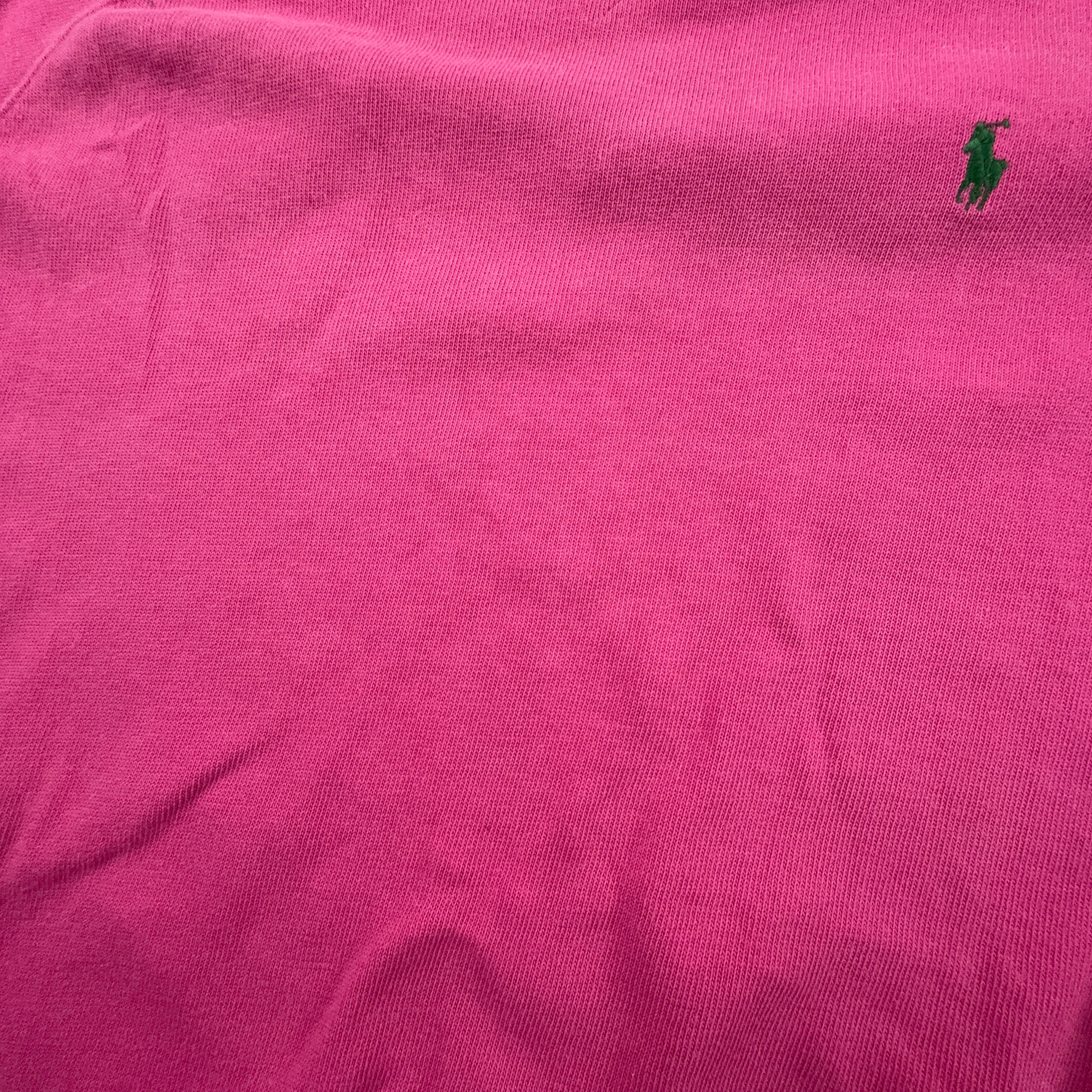 Maglione Ralph Lauren rosa a girocollo 100% cotone - Taglia M uomo