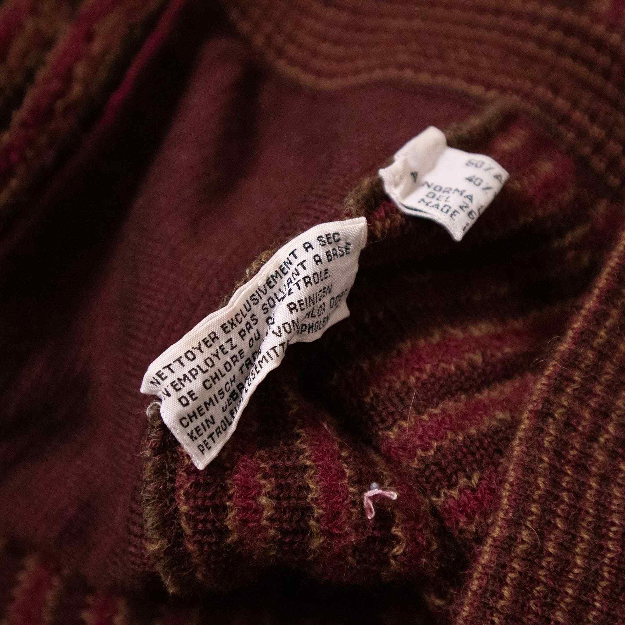 Cardigan Vintage 60% Alpaca - Taglia L