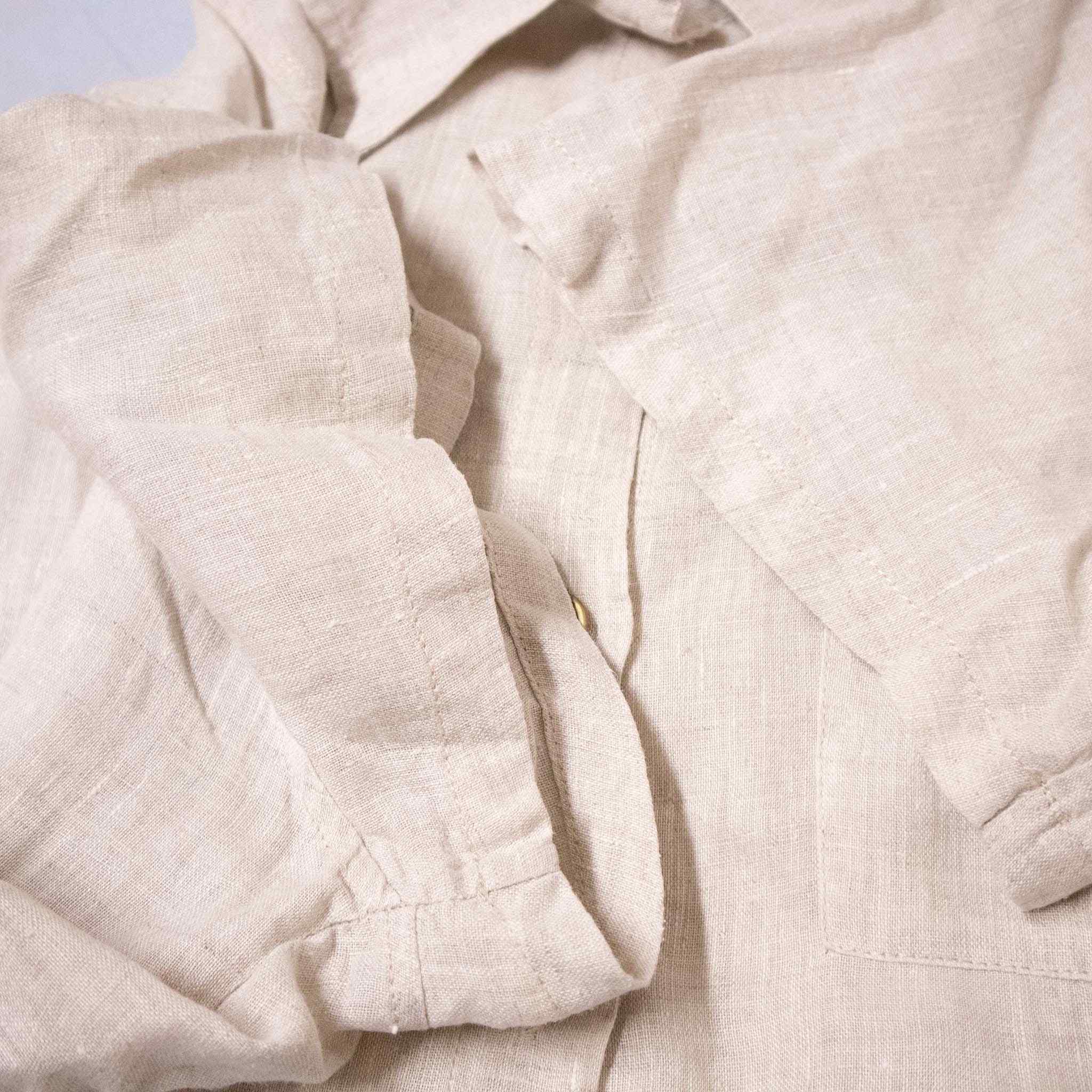 Vintage 100% linen shirt - Size L