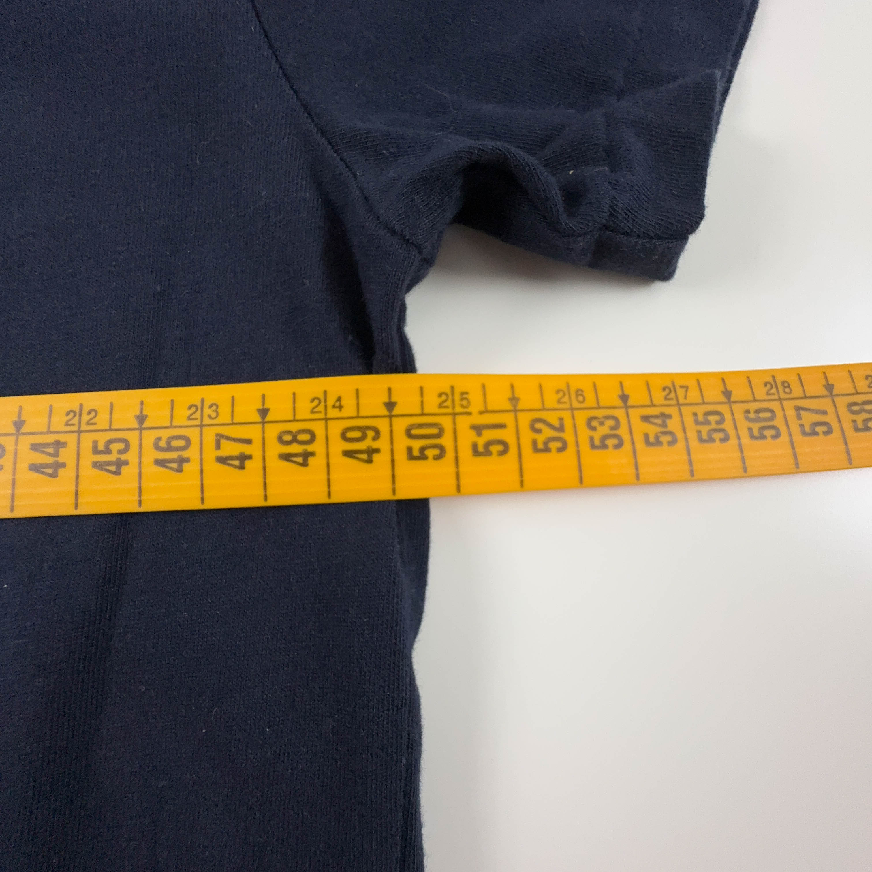 Ralph Lauren Dark Blue Cotton V-Neck T-Shirt - Men's Size S