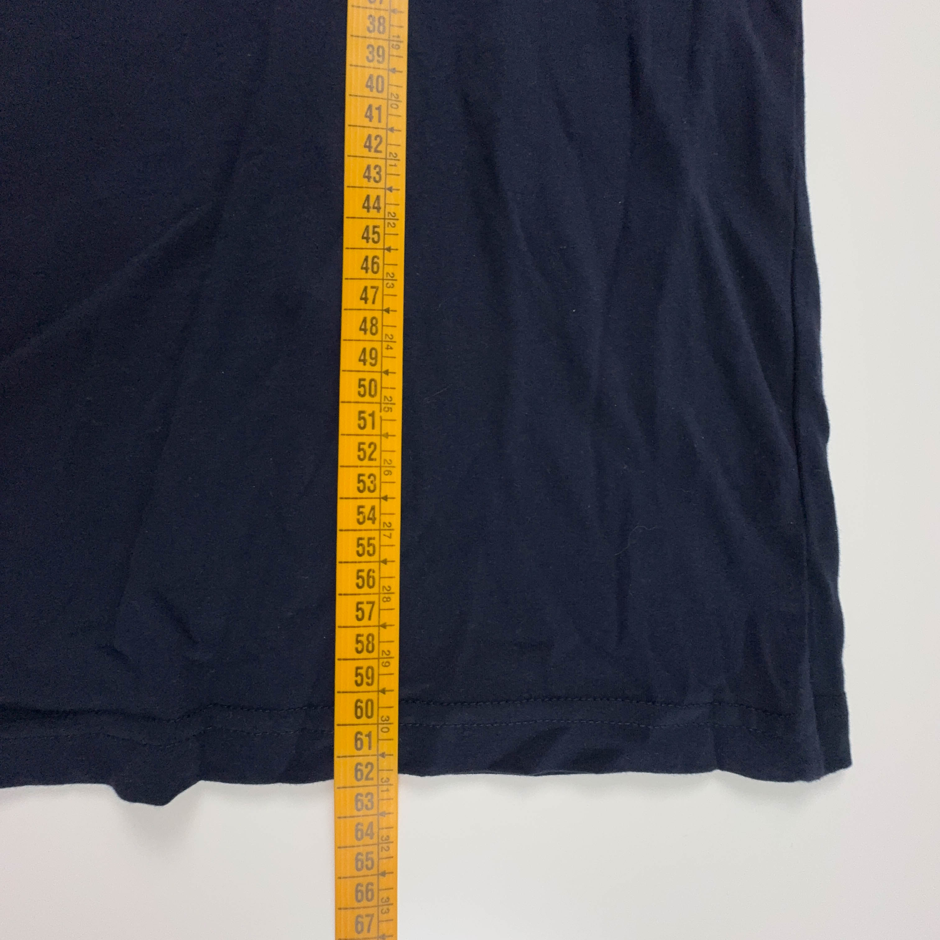 Ralph Lauren Dark Blue Cotton V-Neck T-Shirt - Men's Size S