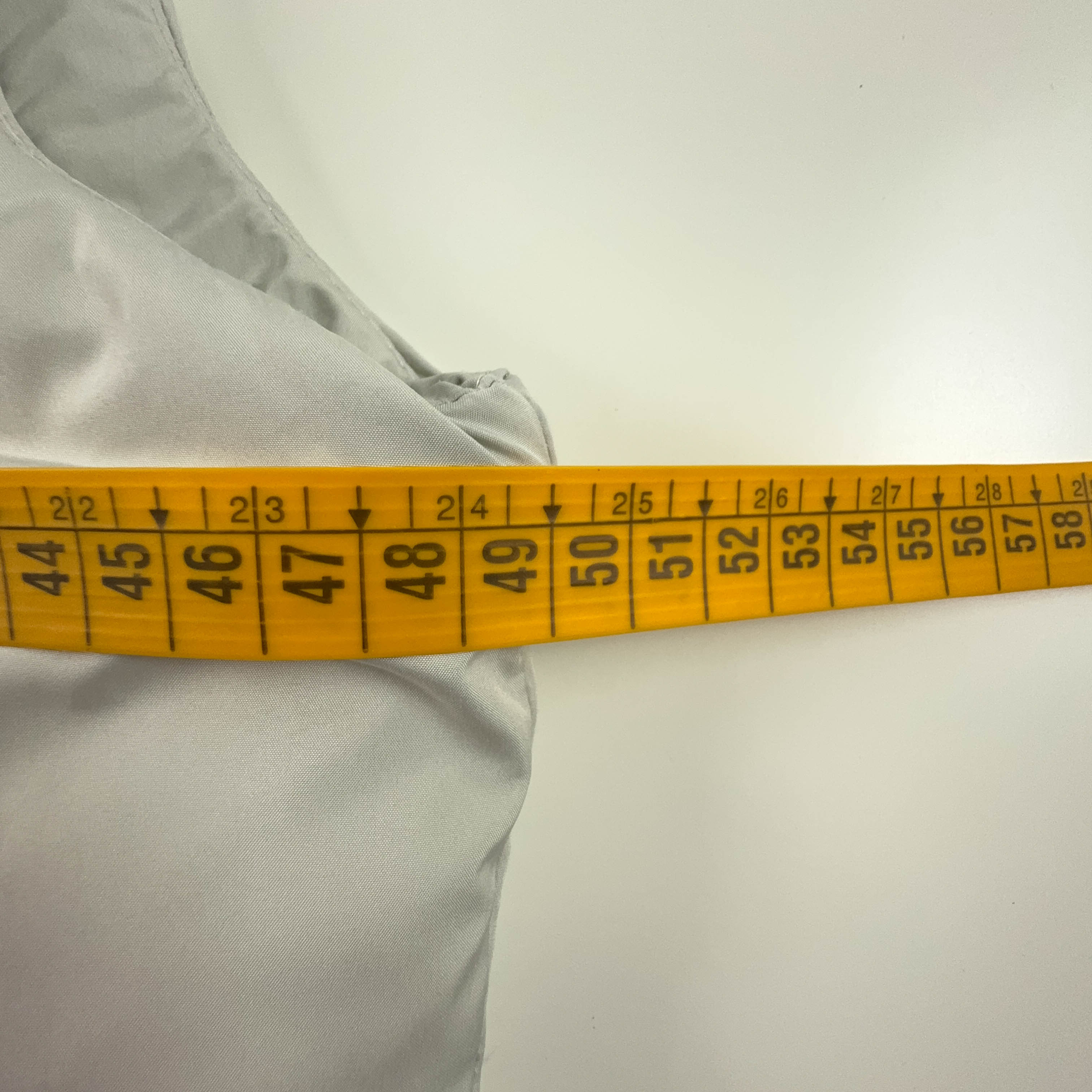 Giacca smanicata Napapijri grigio chiaro con zip - Taglia S donna