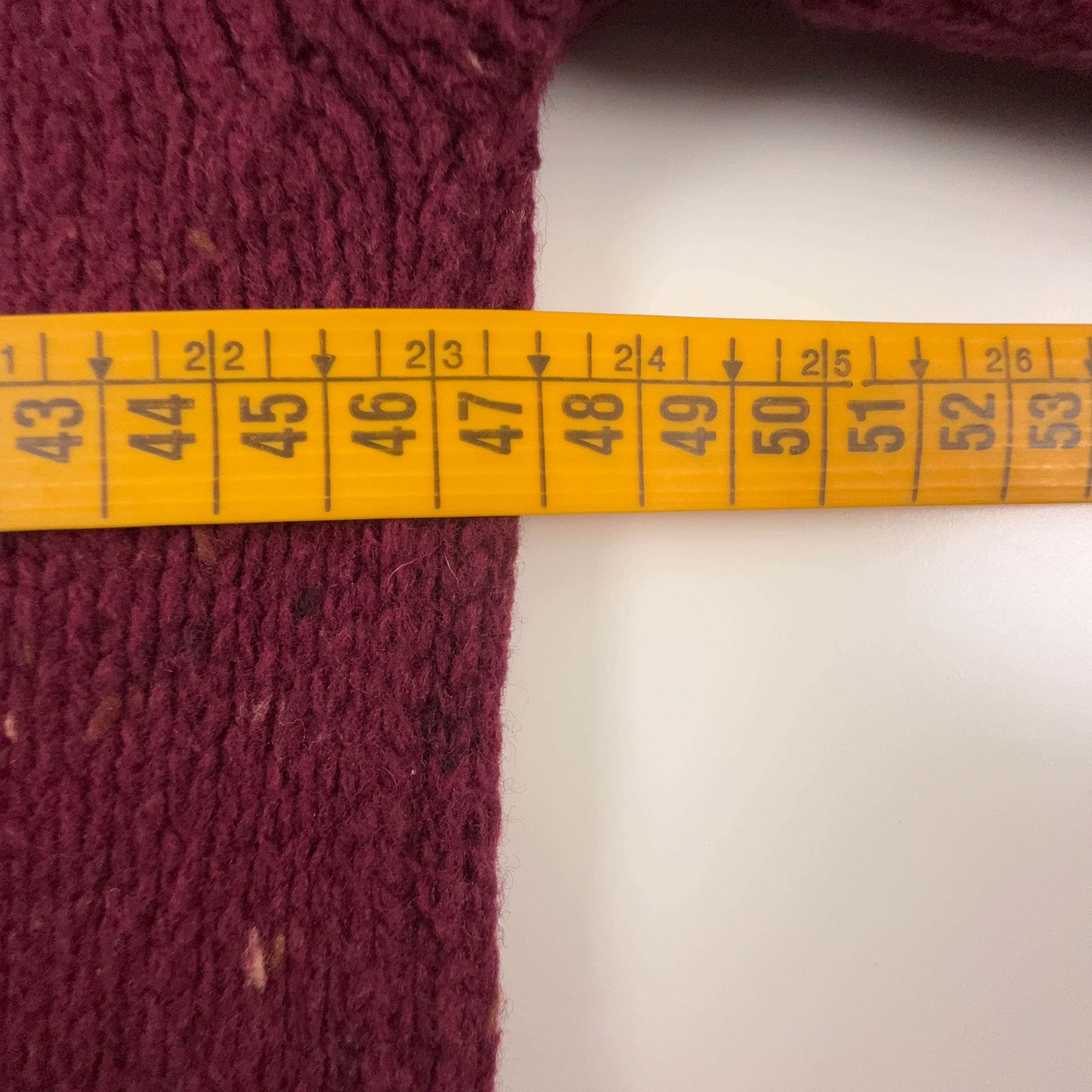 Maglione Carhartt bordeaux a girocollo 78% lana d'agnello - Taglia S/M uomo