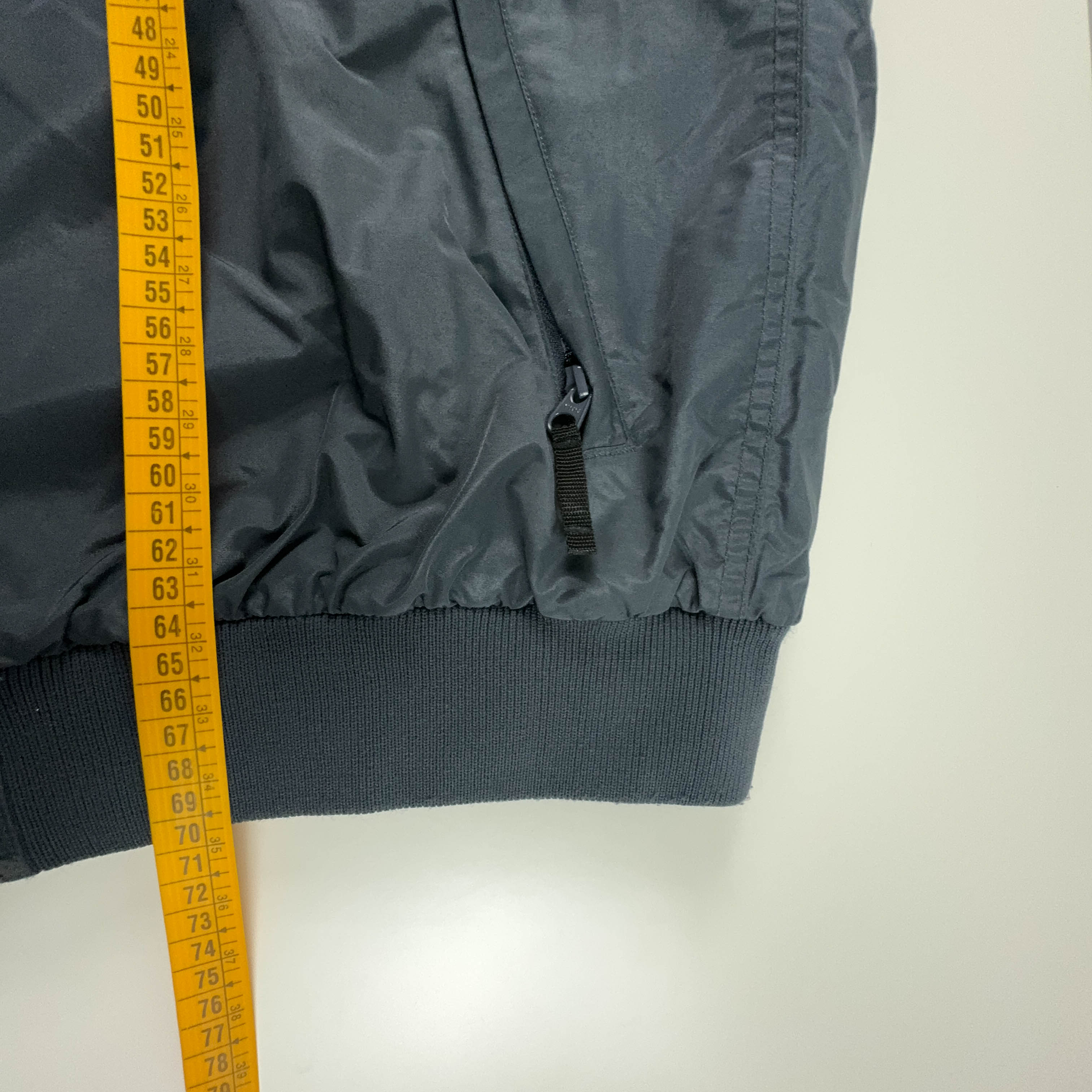 Giacca Columbia grigio scuro impermeabile con zip - Taglia XL/XXL uomo