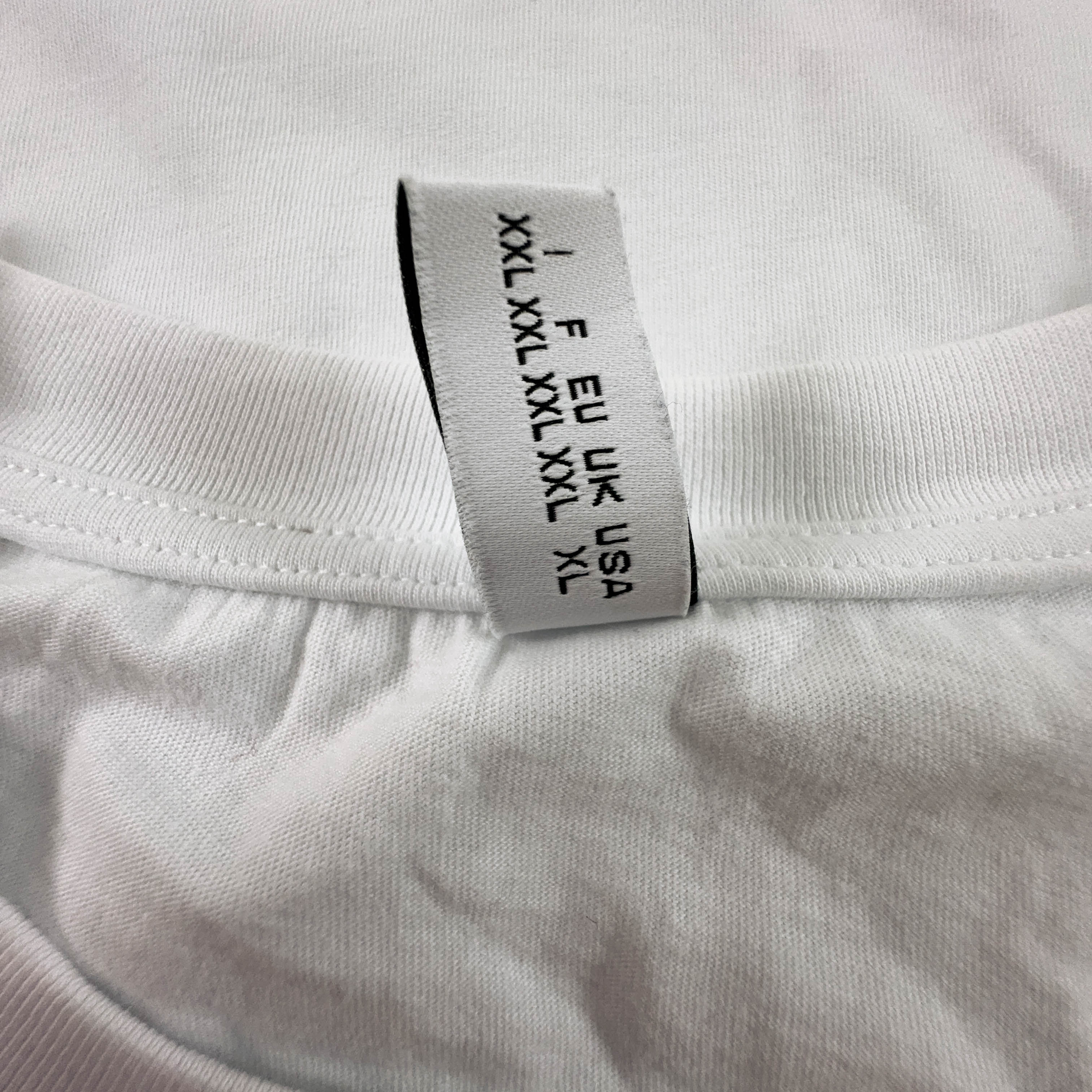 Moschino White Cotton T-Shirt with Print - Men's Size XXL