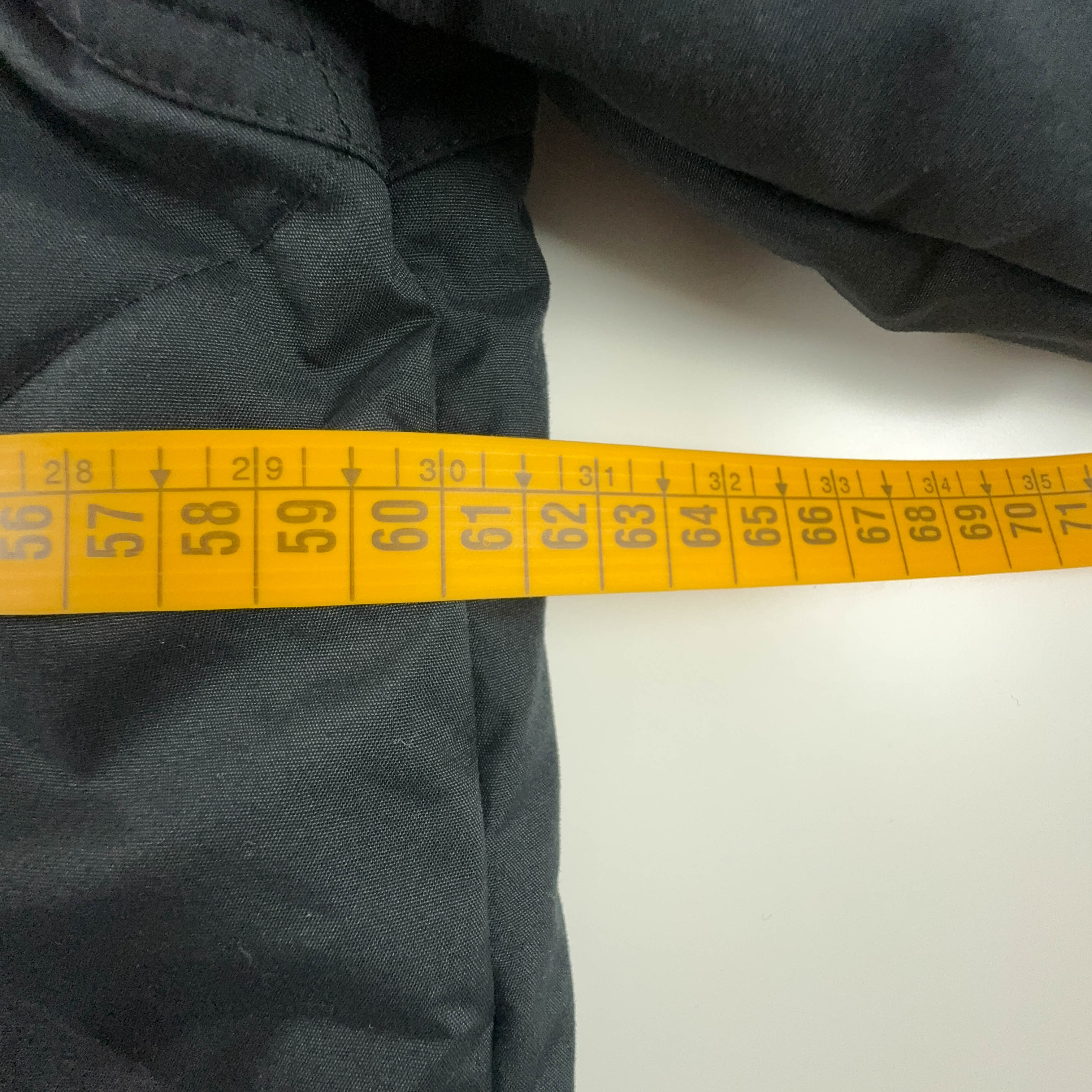 Giubbotto Adidas Vintage nero anni 2000 lungo con zip e cappuccio - Taglia M/L uomo