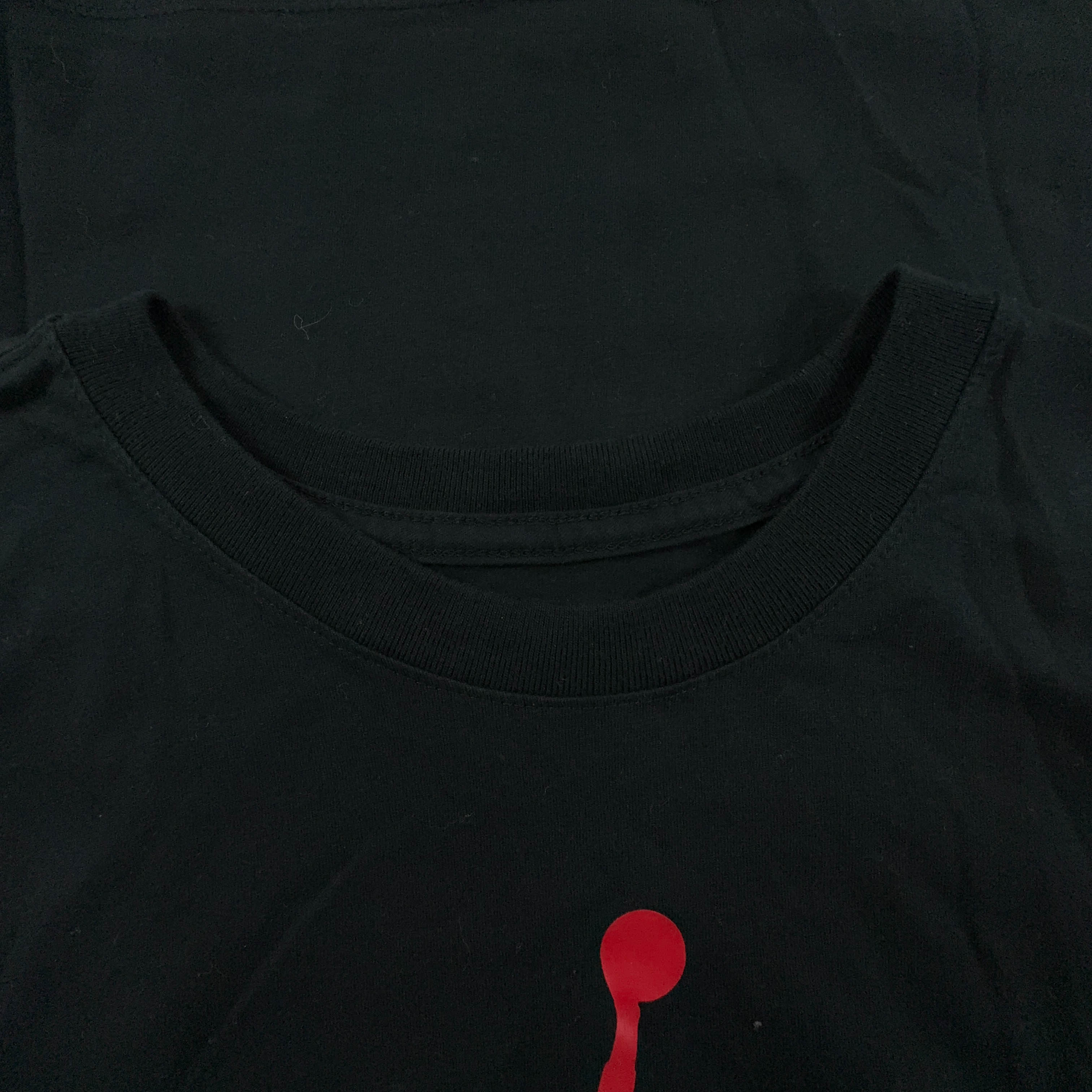 Jordan Black Cotton Printed T-Shirt - Men's Size M