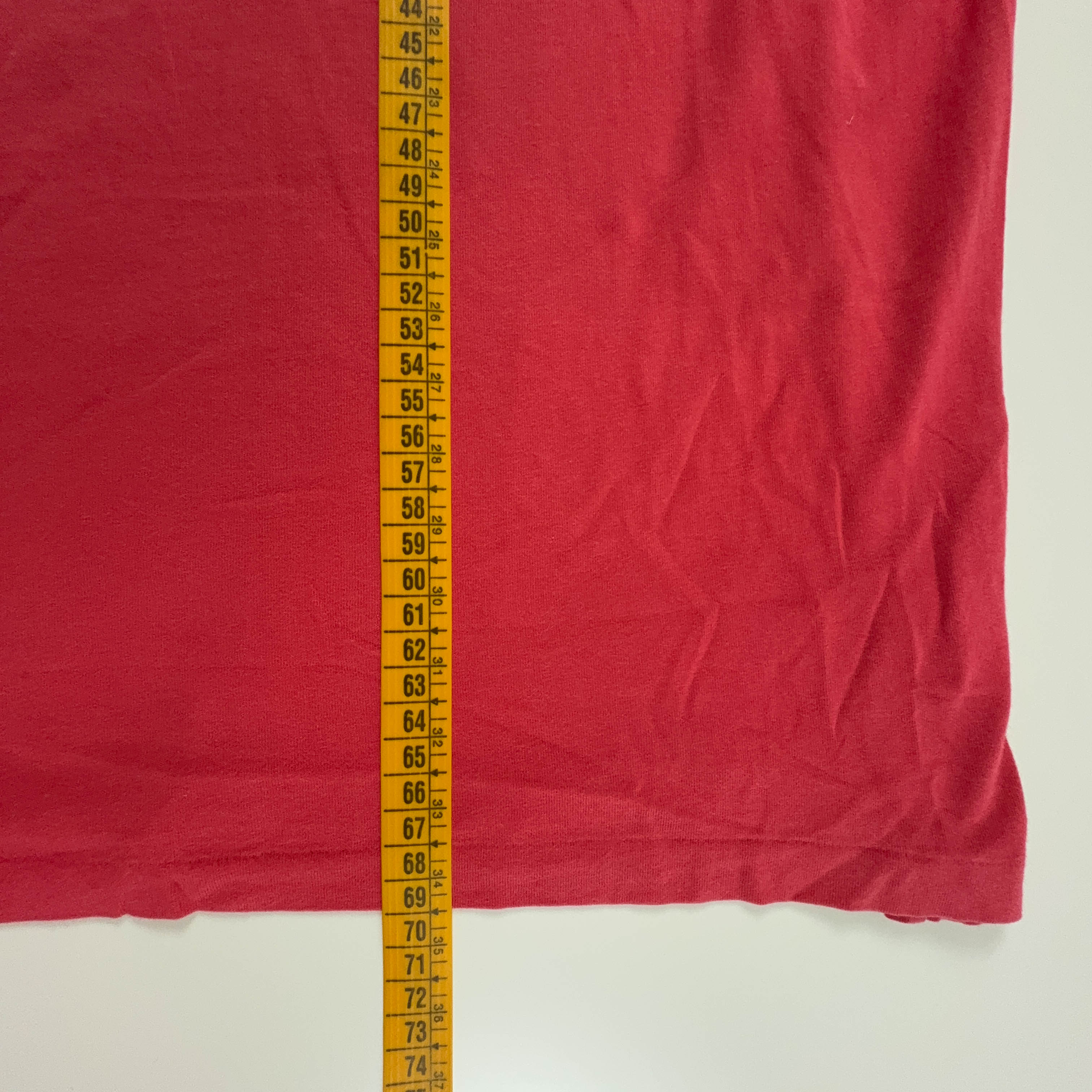 Ralph Lauren Coral Red Cotton T-Shirt - Men's Size M/L