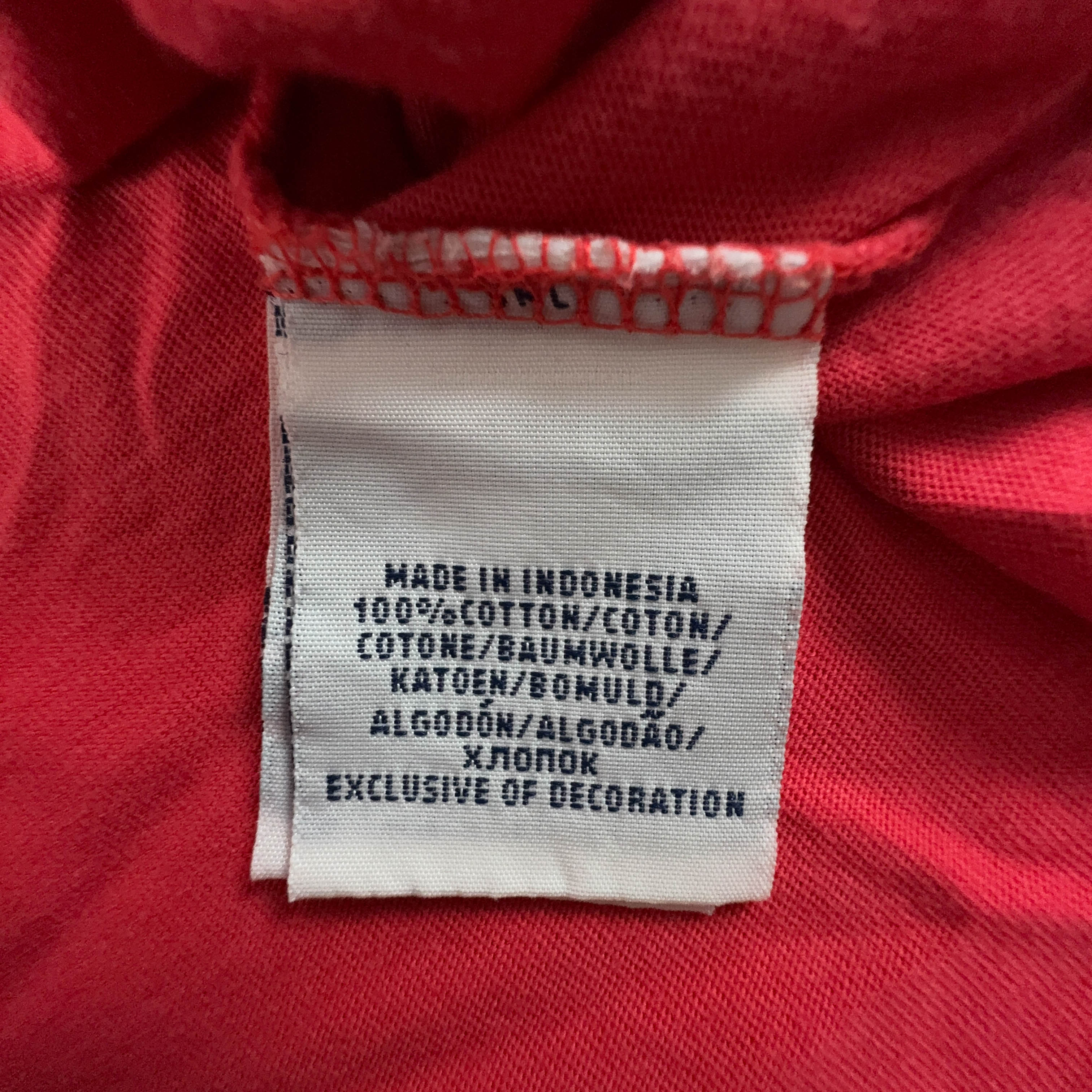 Ralph Lauren Coral Red Cotton T-Shirt - Men's Size M/L