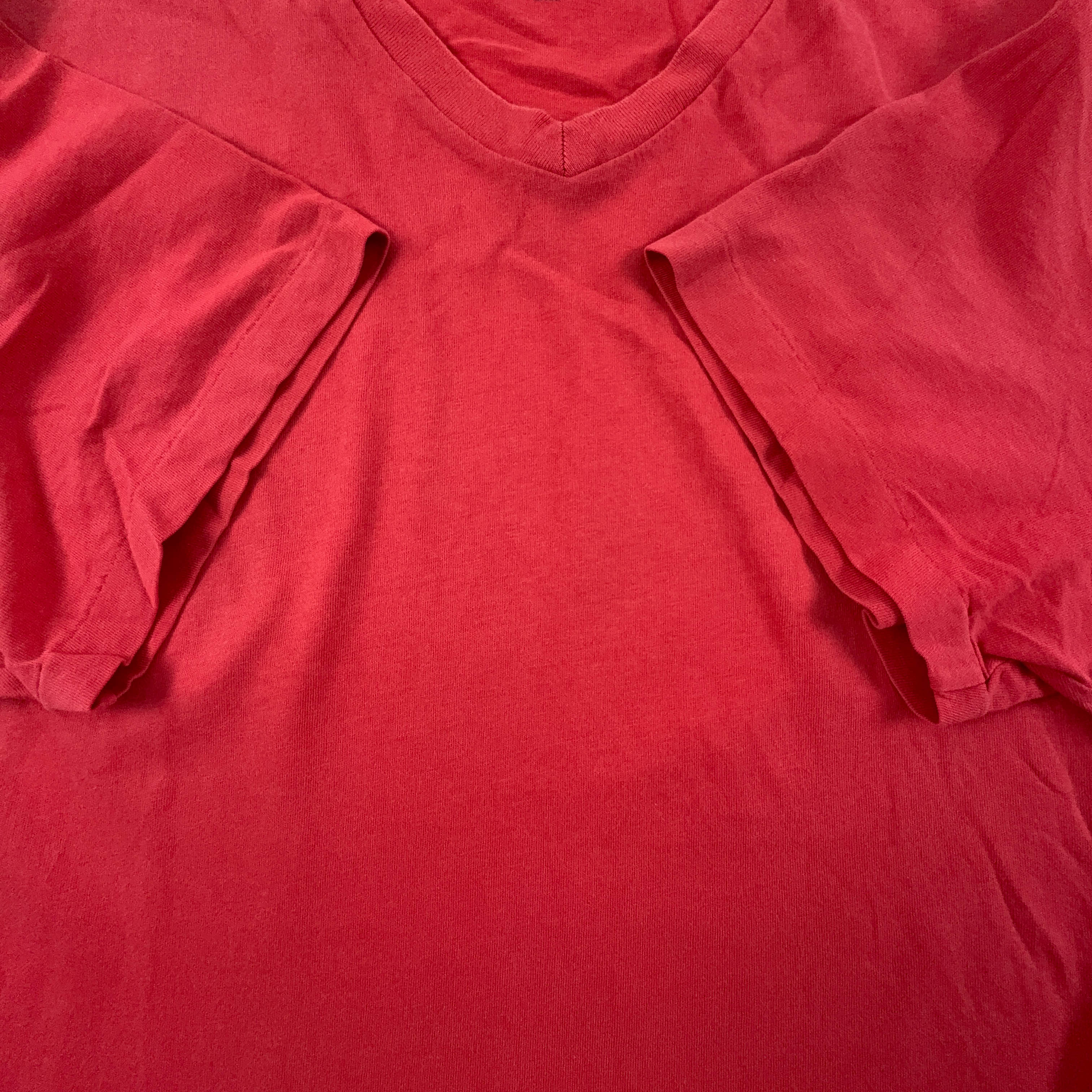 Ralph Lauren Coral Red Cotton T-Shirt - Men's Size M/L
