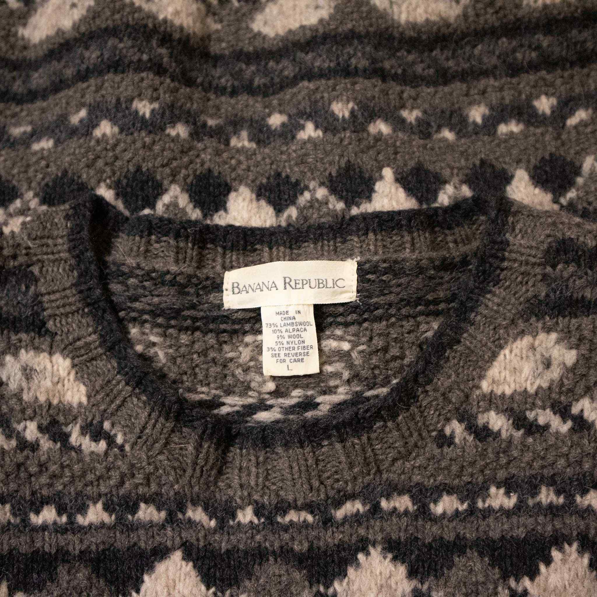 Banana Republic Vintage wool and alpaca blend sweater - Size XL