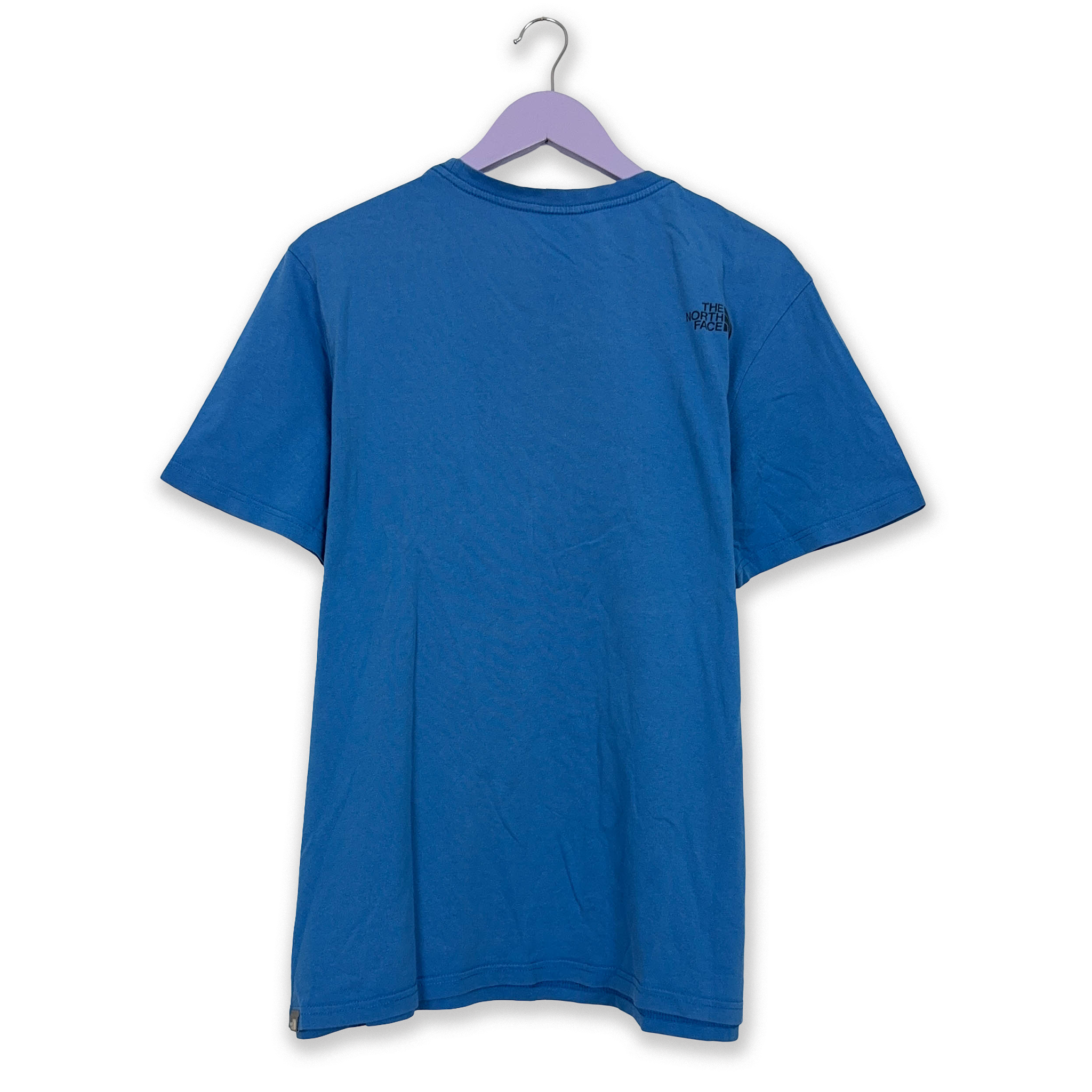 The North Face Light Blue Crew Neck Print T-Shirt - Men's Size XL