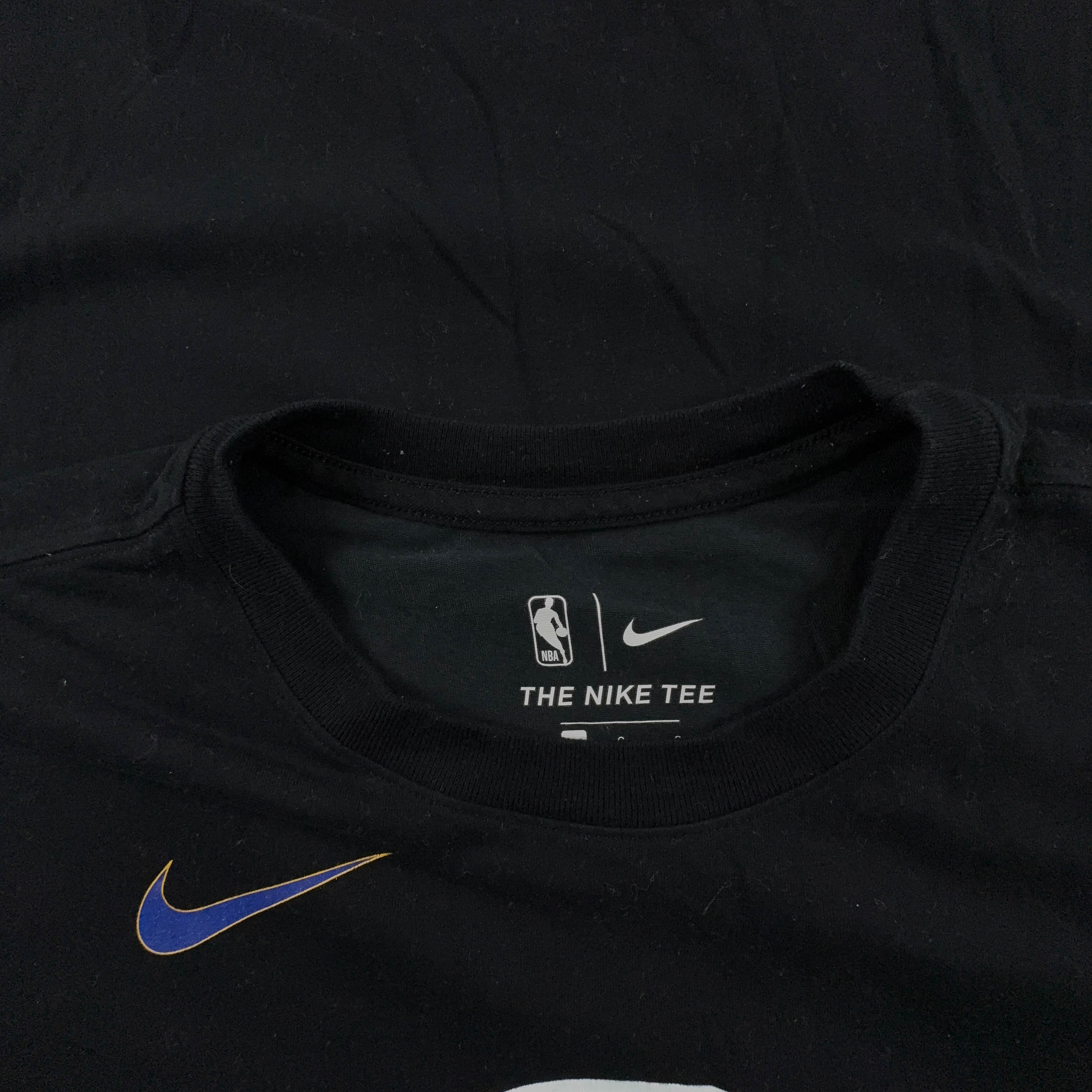 Nike Brooklyn New York Black Crew Neck Cotton T-Shirt - Men's Size L/XL