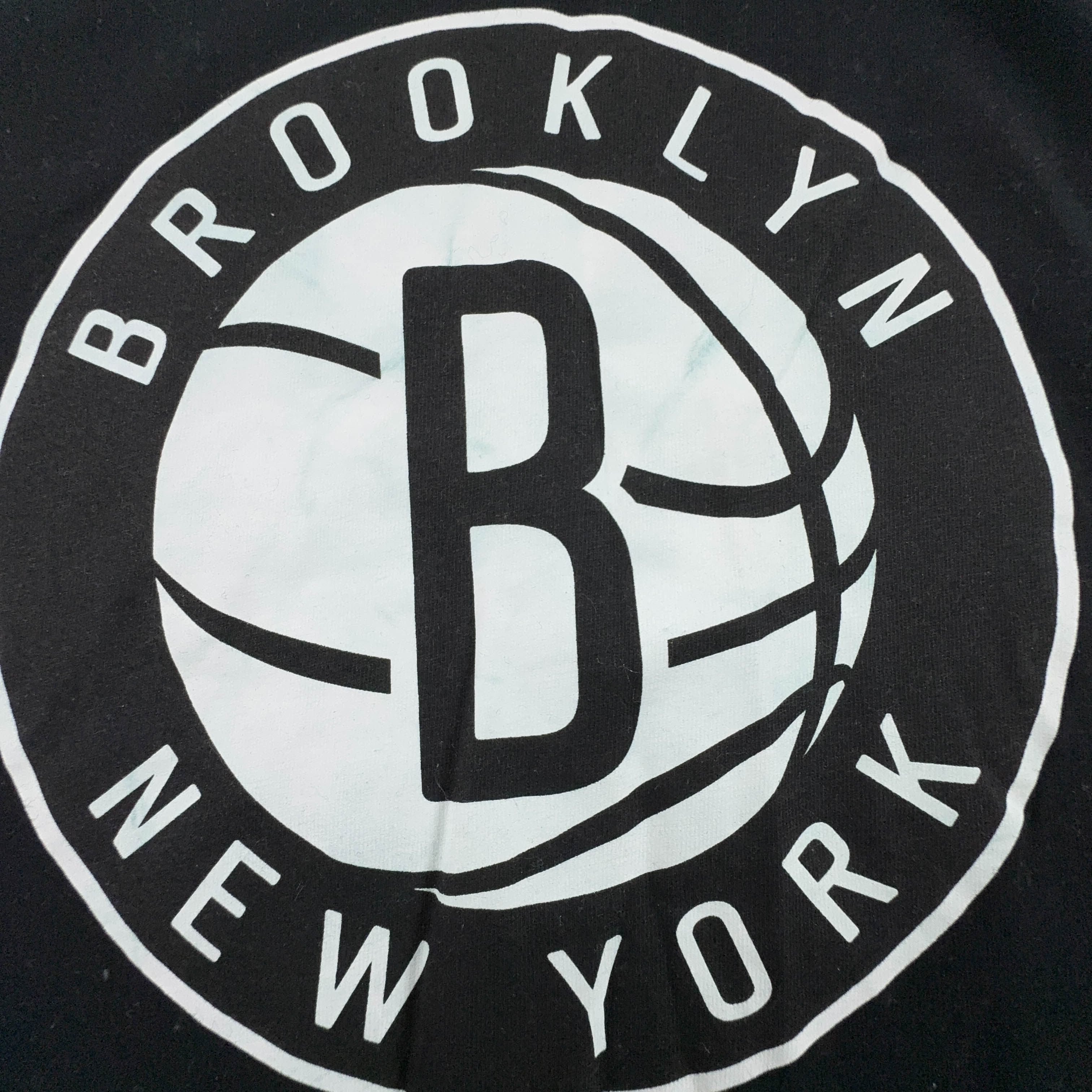 Nike Brooklyn New York Black Crew Neck Cotton T-Shirt - Men's Size L/XL
